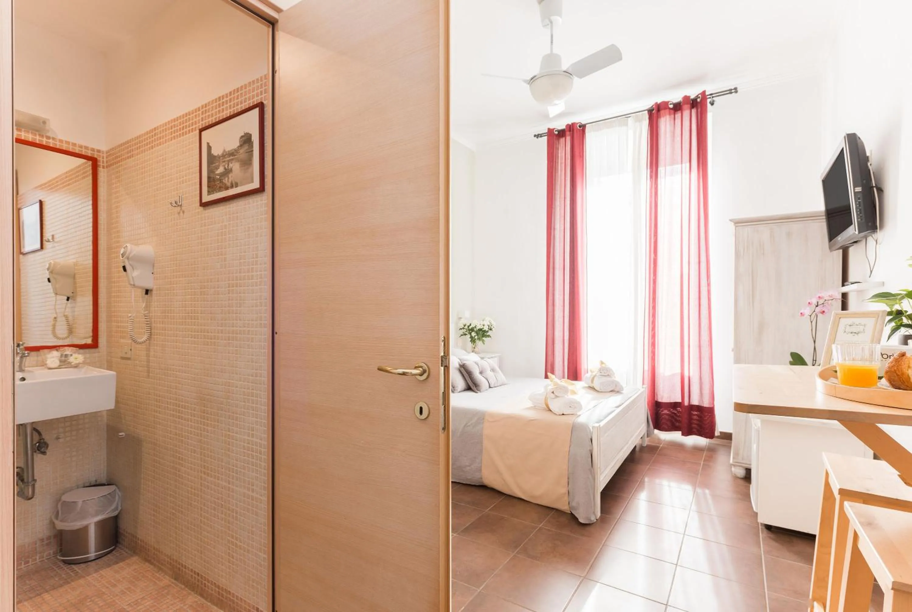 Toilet, Bed in Domus Victoria Guest House