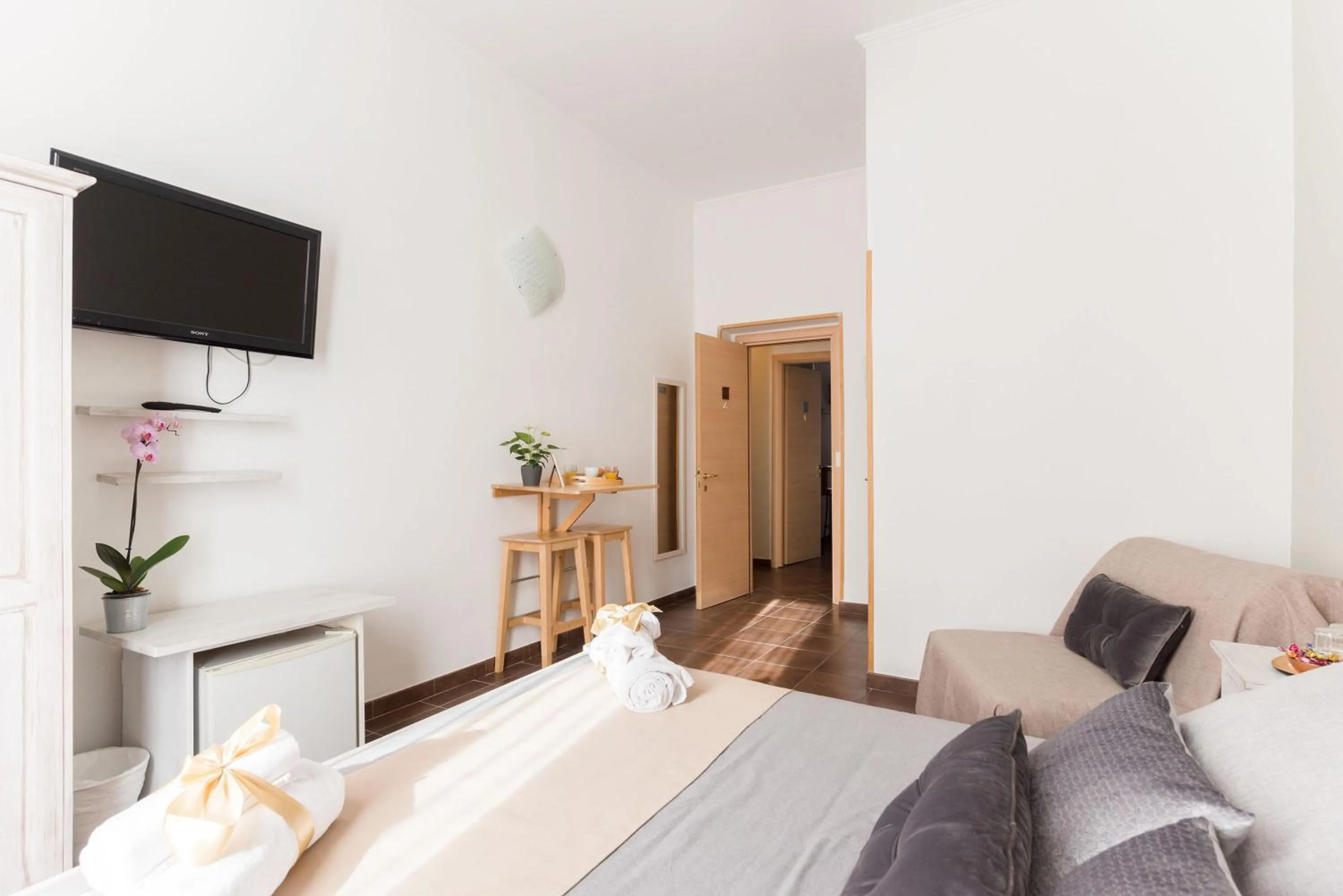 Bed in Domus Victoria Guest House