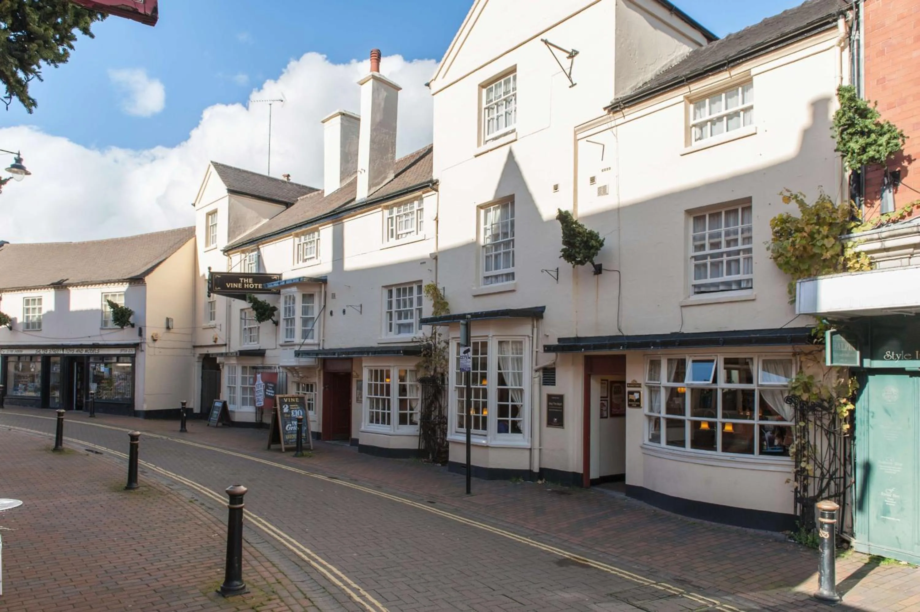 Facade/entrance in The Vine hotel by THEGREATVINE Ltd
