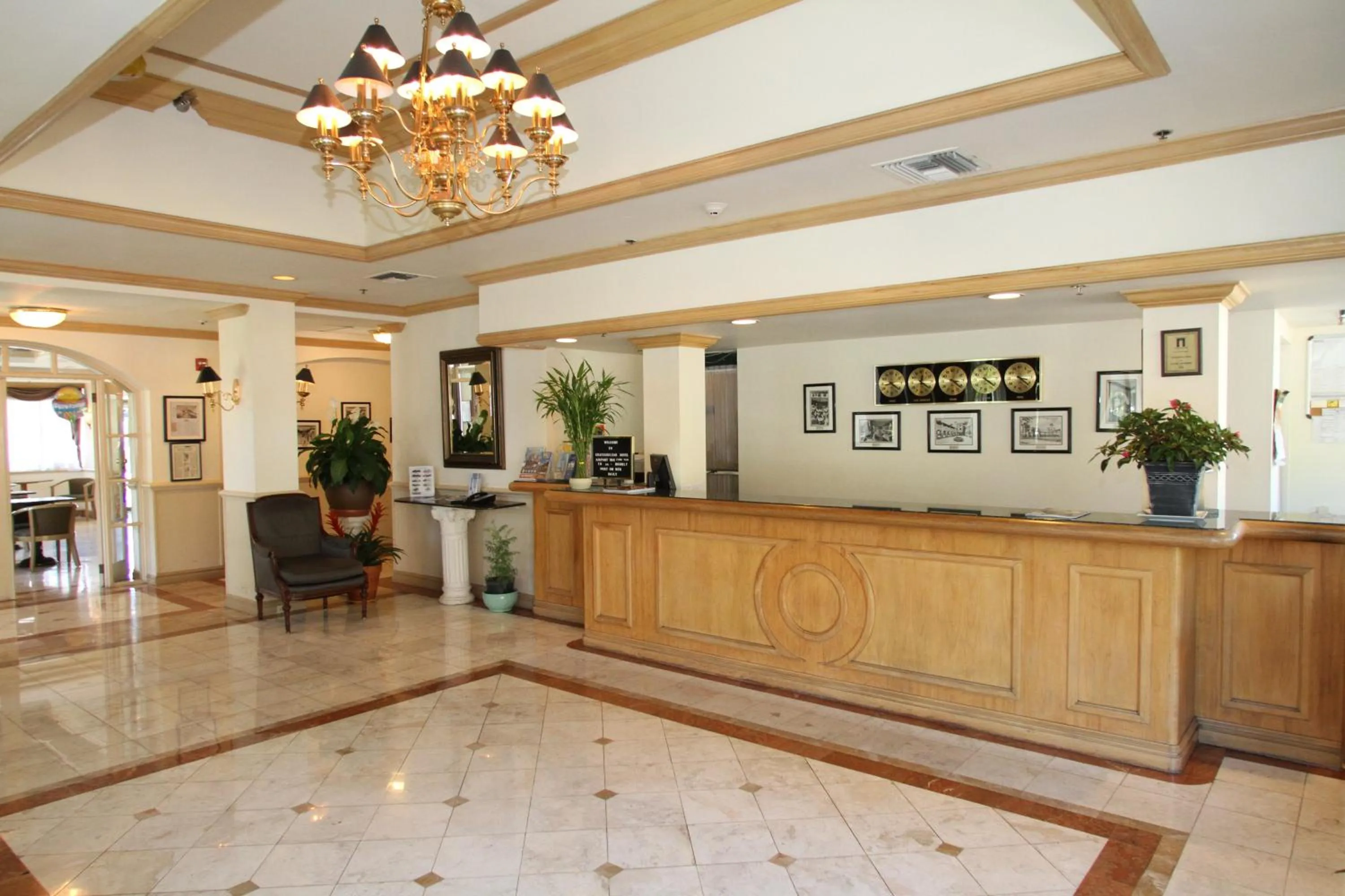 Lobby or reception in Hotel Chateaubleau