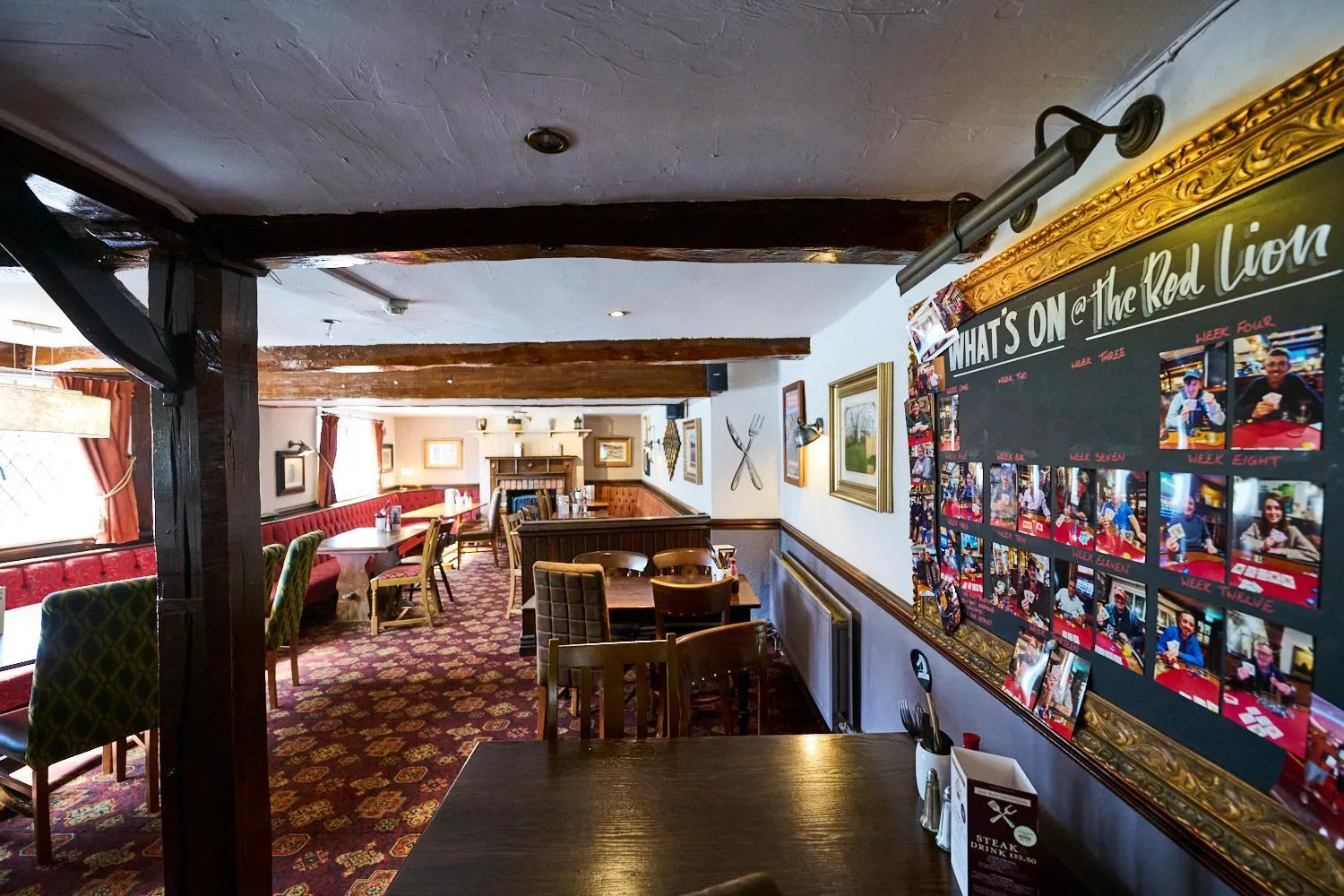 Restaurant/places to eat in Red Lion, Wigan by Marston's Inns