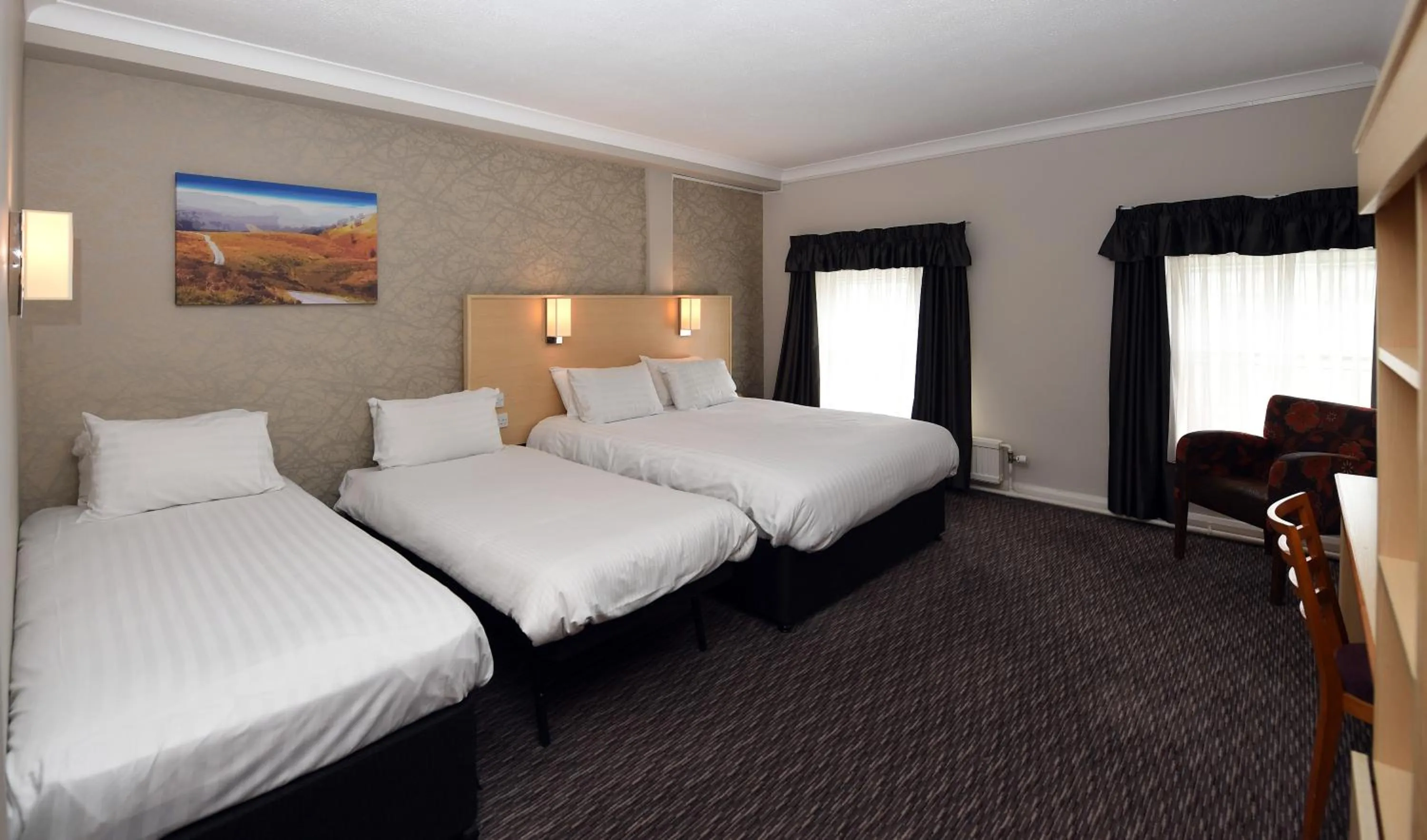 TV and multimedia, Bed in Wynnstay Arms, Wrexham by Marston's Inns