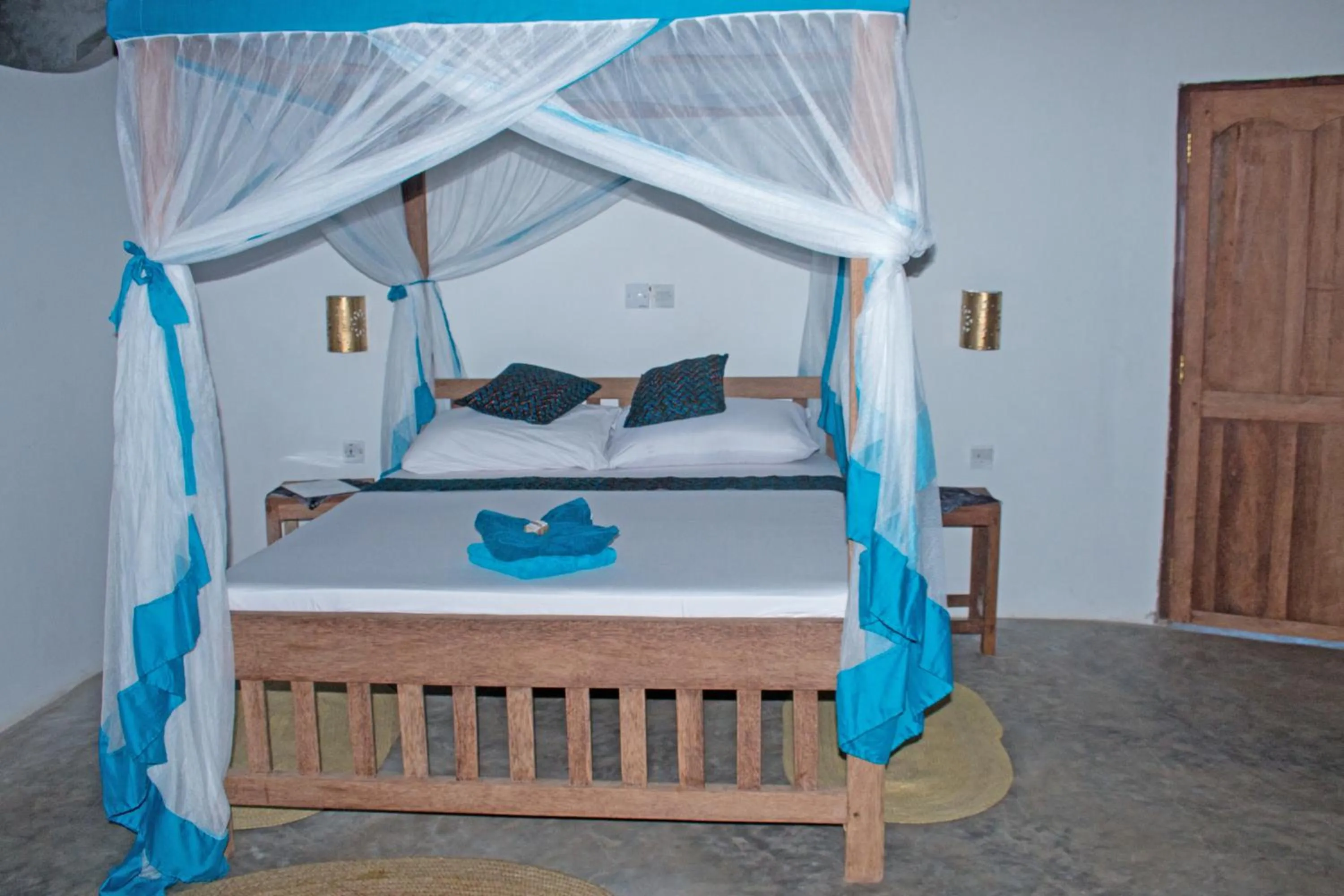 Bed in Villa Kiota