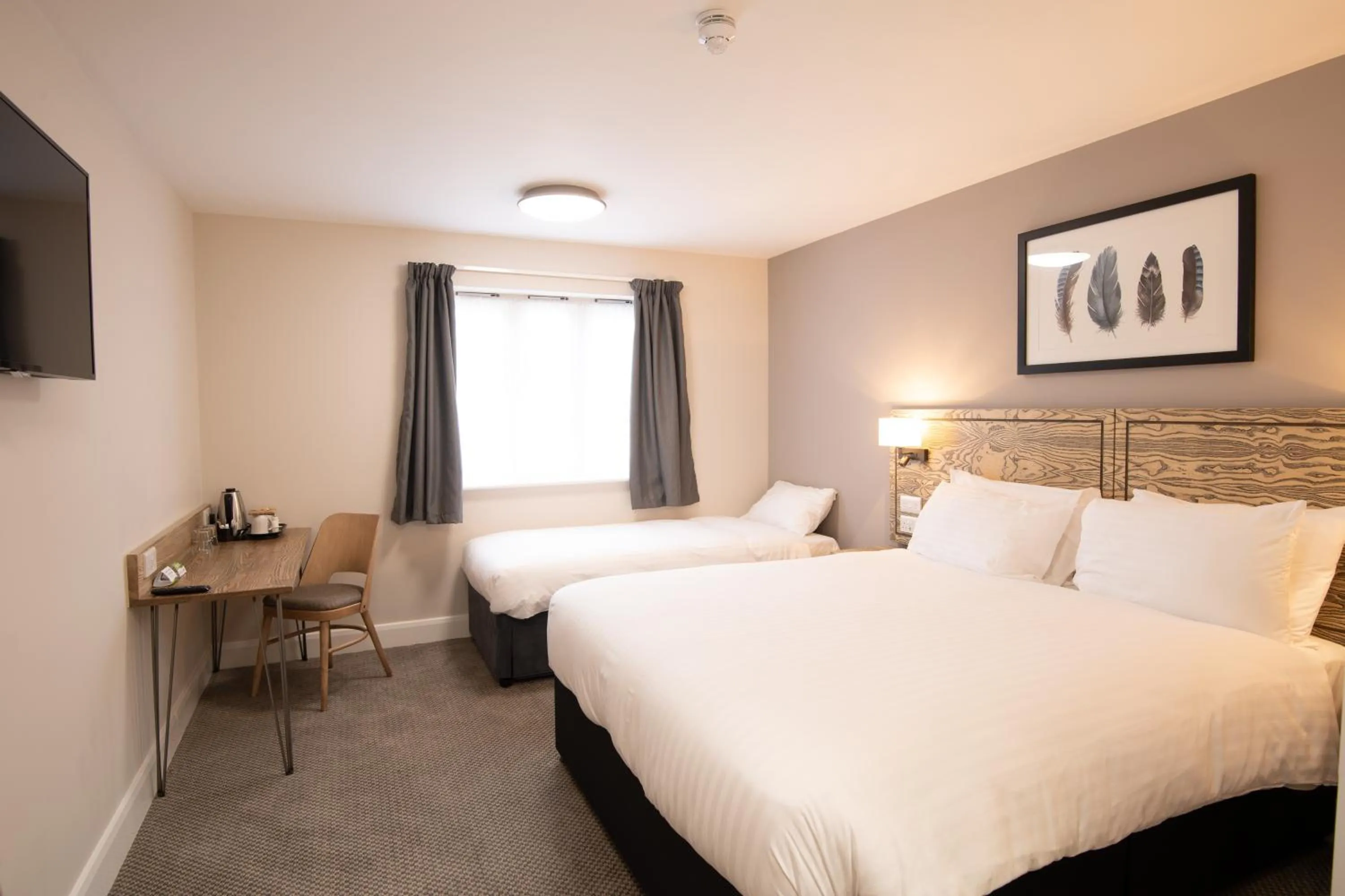 Bedroom, Bed in Owl, Hambleton by Marston's Inns