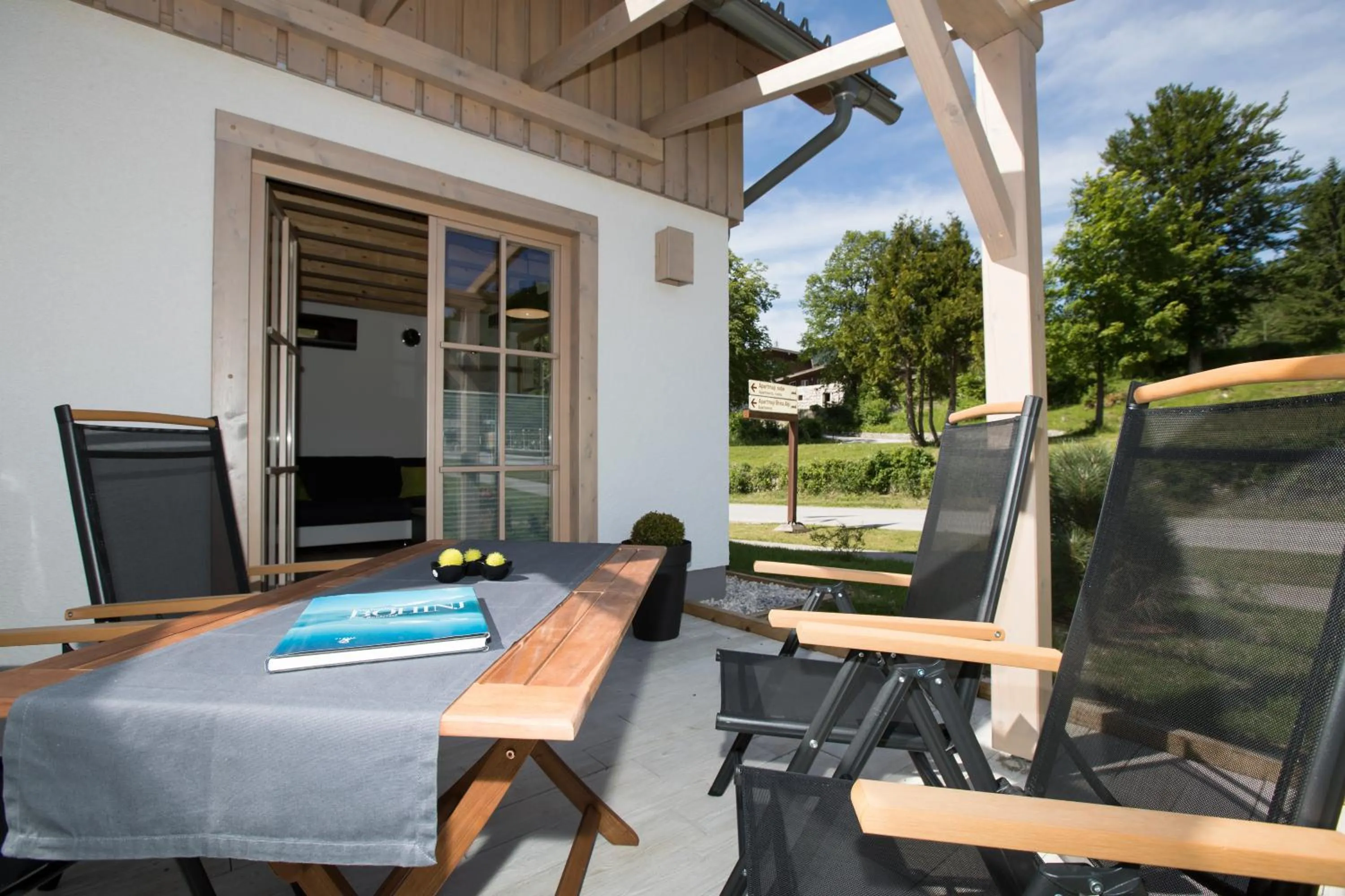 Balcony/Terrace in Apartments Alp