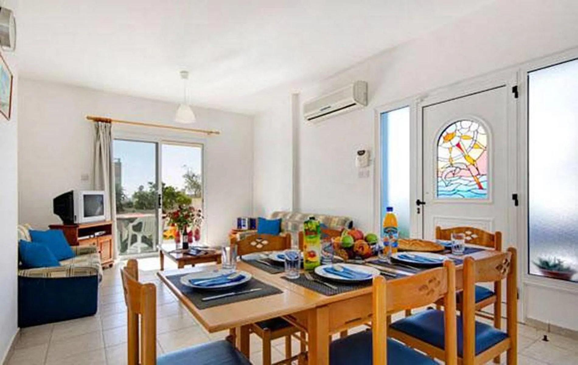 Dining area in Philippos Paphos villas - villa 3