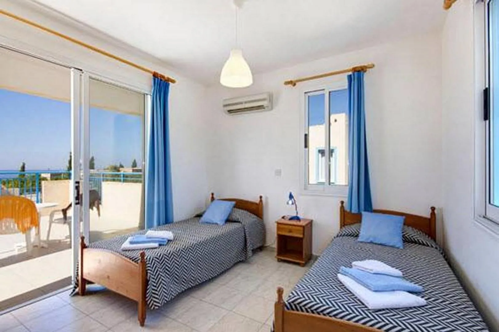 Bed in Philippos Paphos villas - villa 3