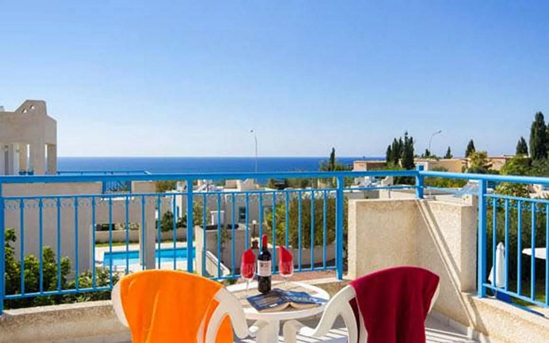Sea view in Philippos Paphos villas - villa 3