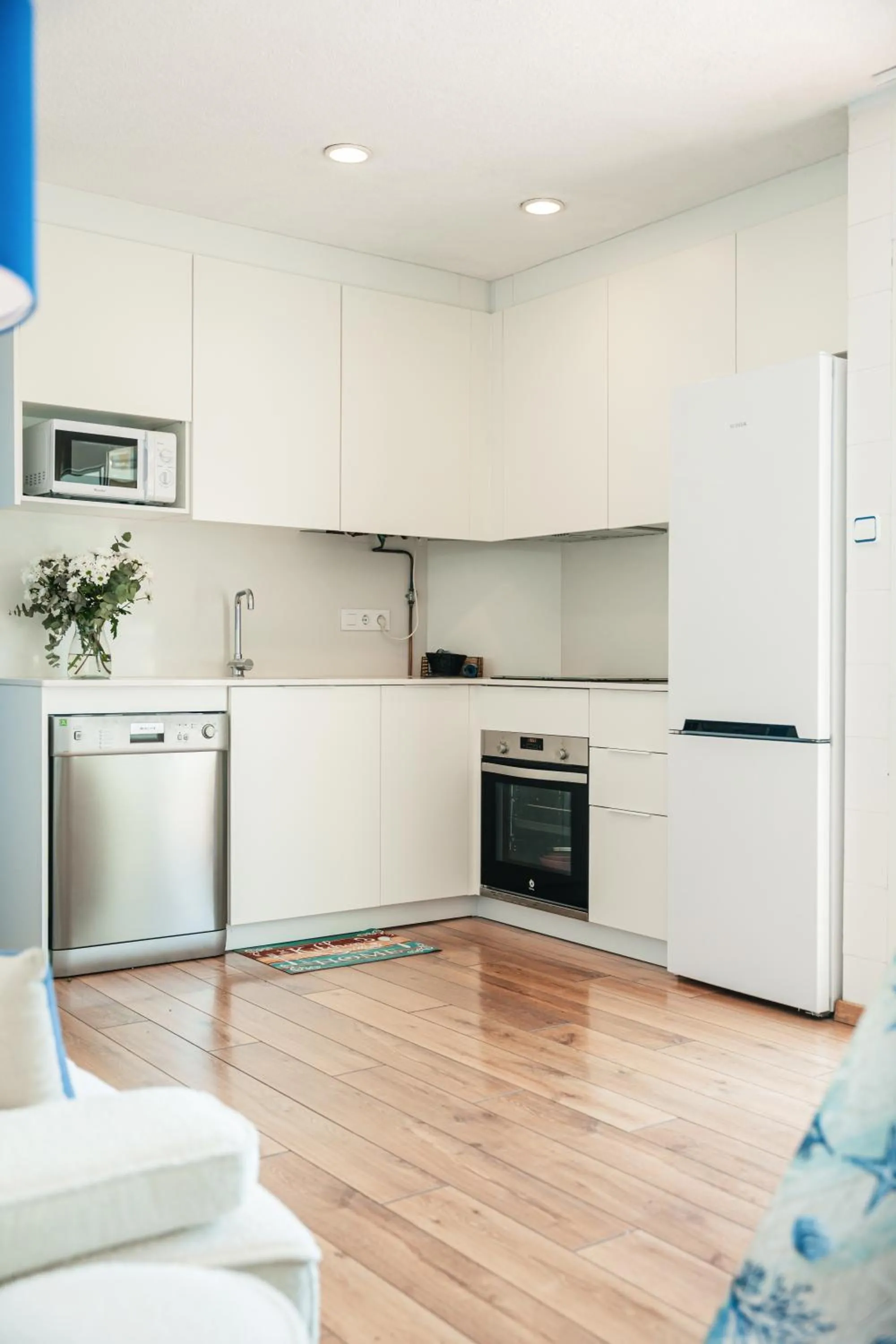 Kitchen or kitchenette in Santa Llucia Apartaments