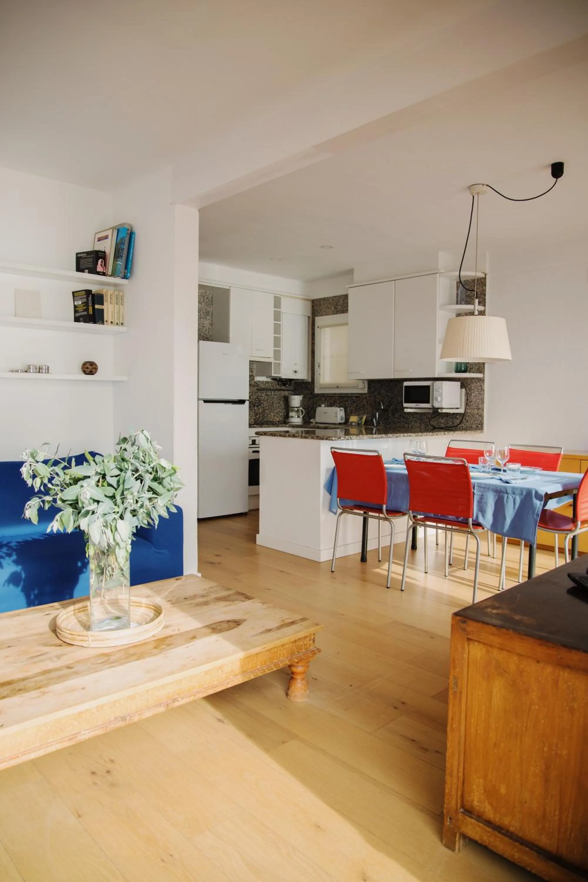 Kitchen or kitchenette in Santa Llucia Apartaments