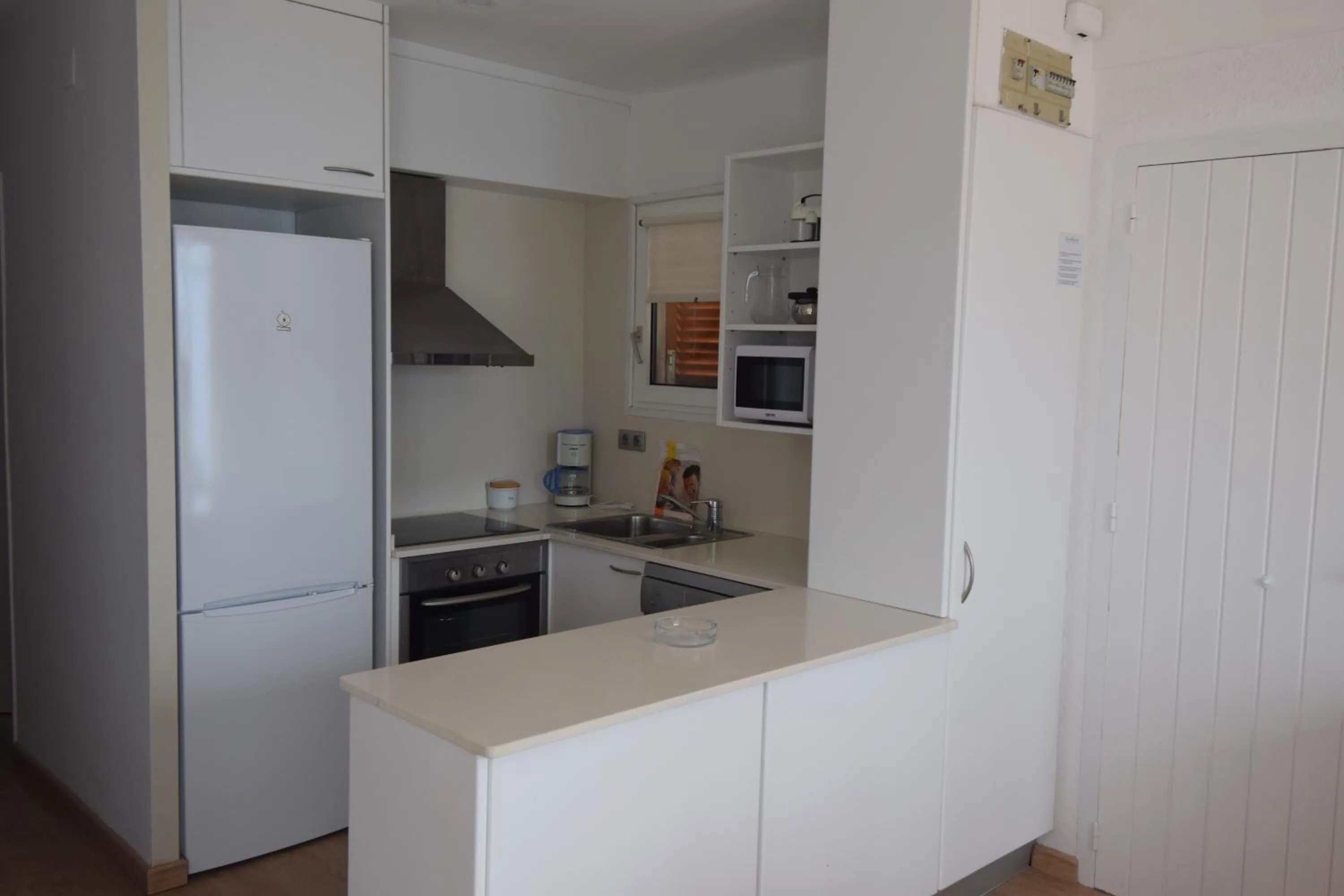 Kitchen or kitchenette in Santa Llucia Apartaments