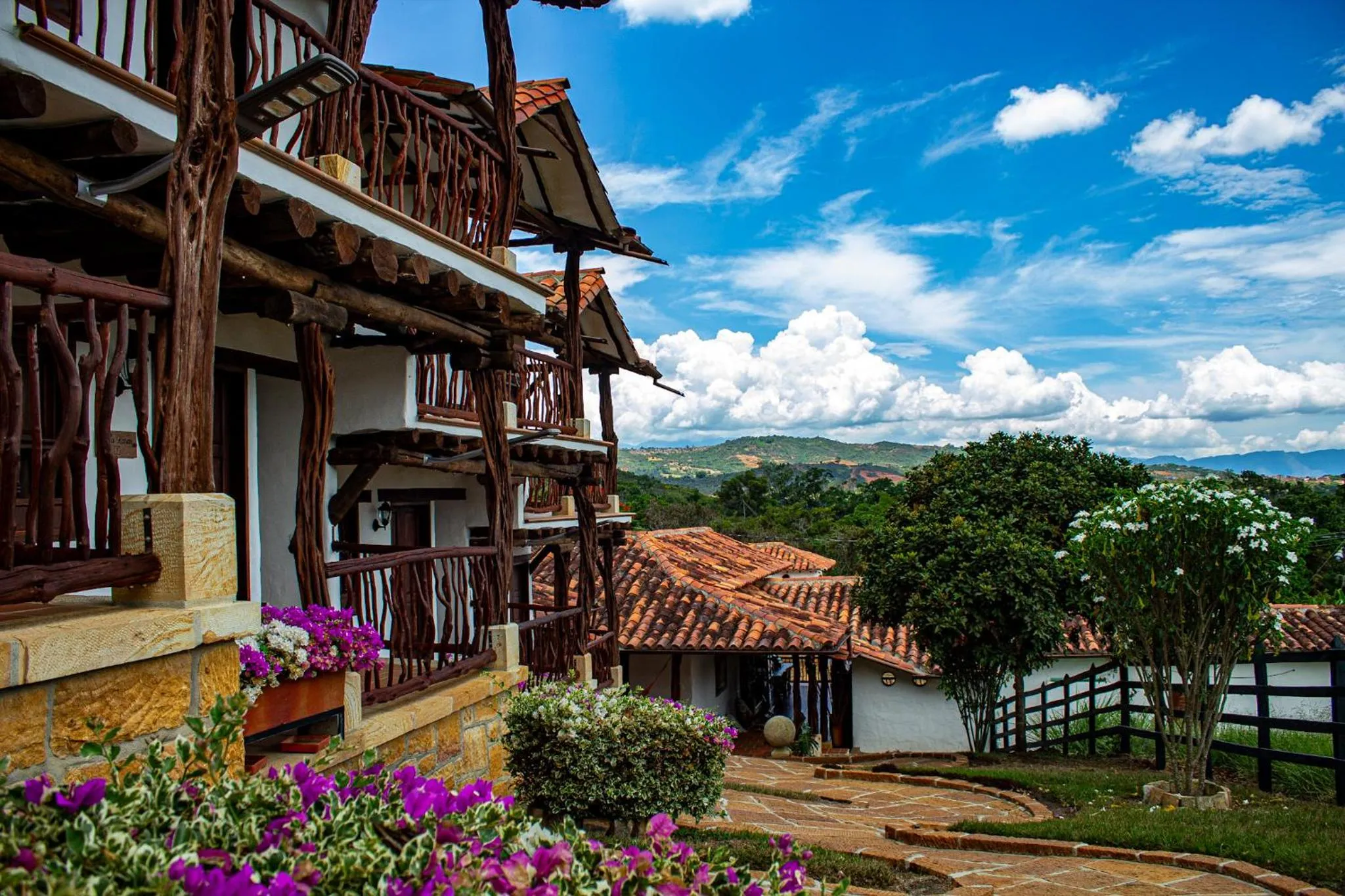 Property building in Hotel Campestre Ataraxia Barichara