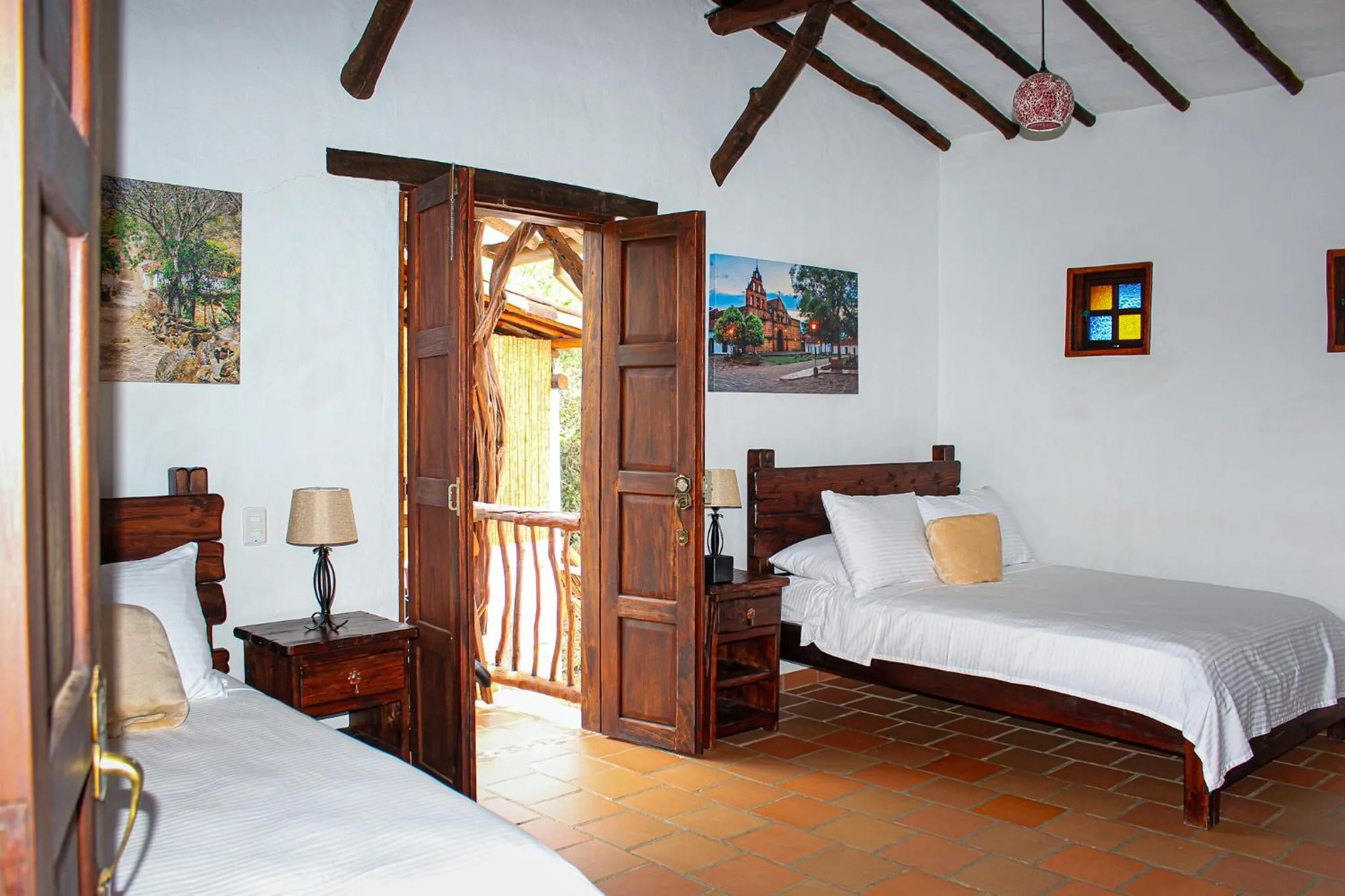 Bed in Hotel Campestre Ataraxia Barichara