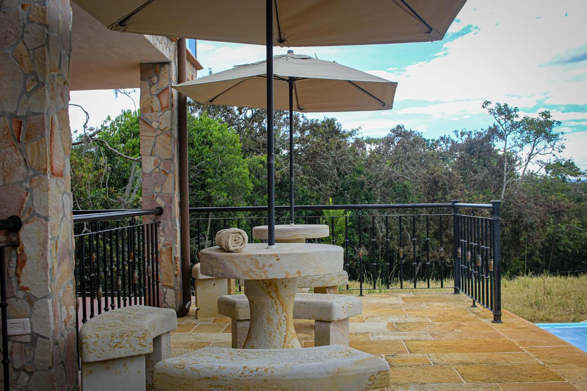 Garden view in Hotel Campestre Ataraxia Barichara