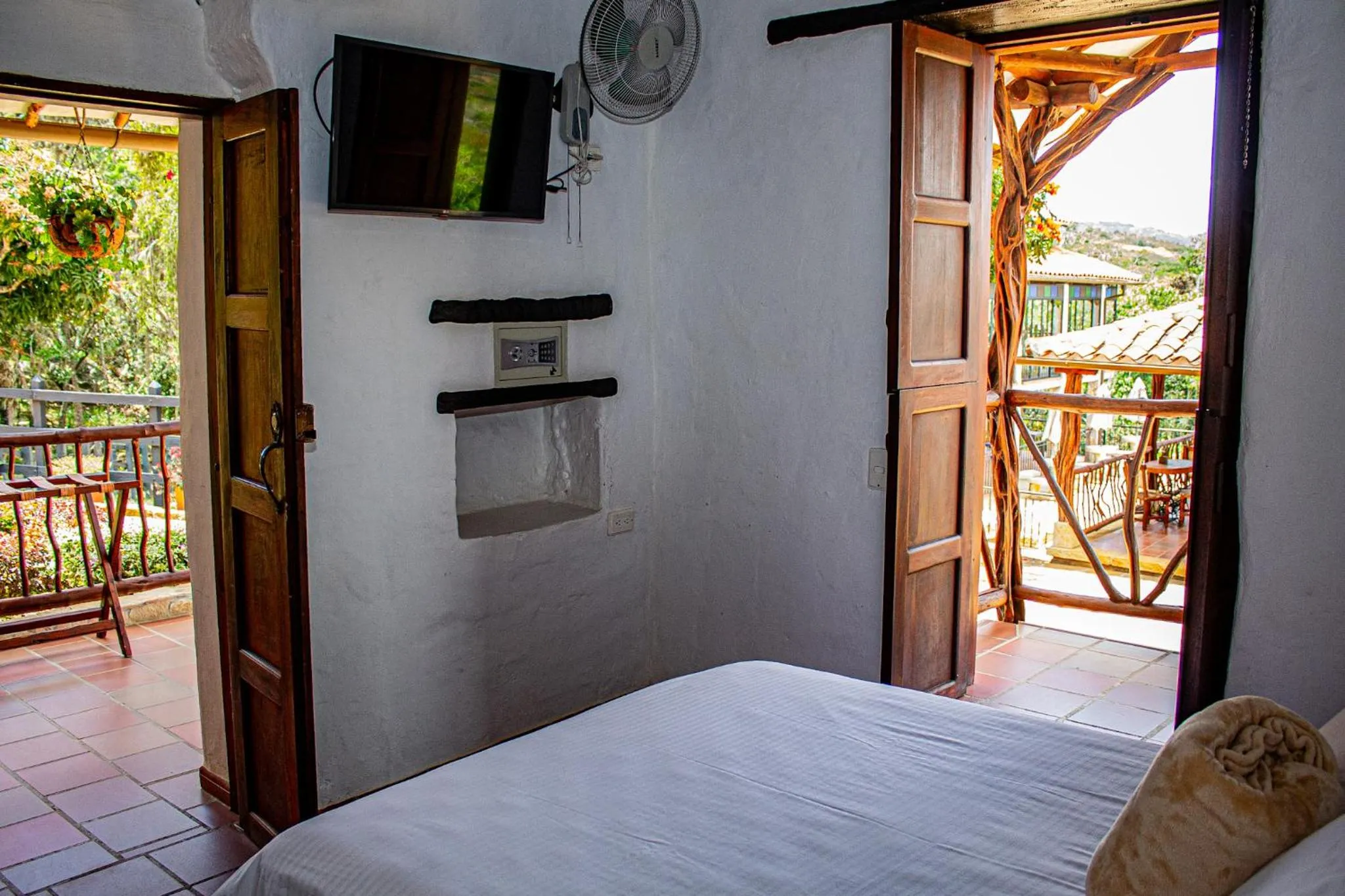 Bed in Hotel Campestre Ataraxia Barichara