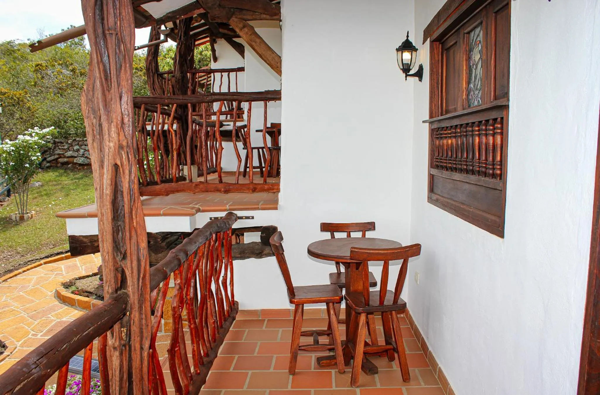 Balcony/Terrace in Hotel Campestre Ataraxia Barichara