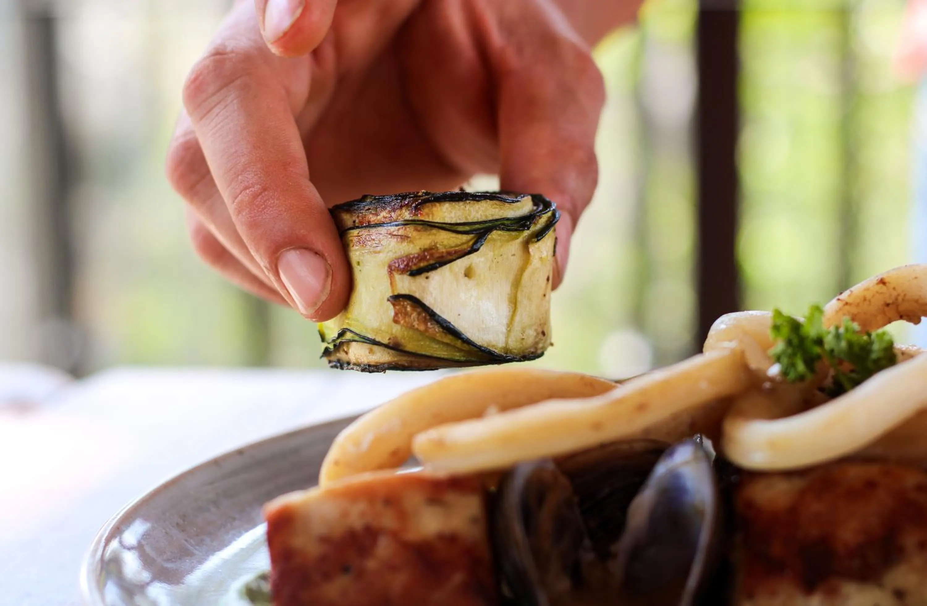 Restaurant/places to eat in Hotel Campestre Ataraxia Barichara