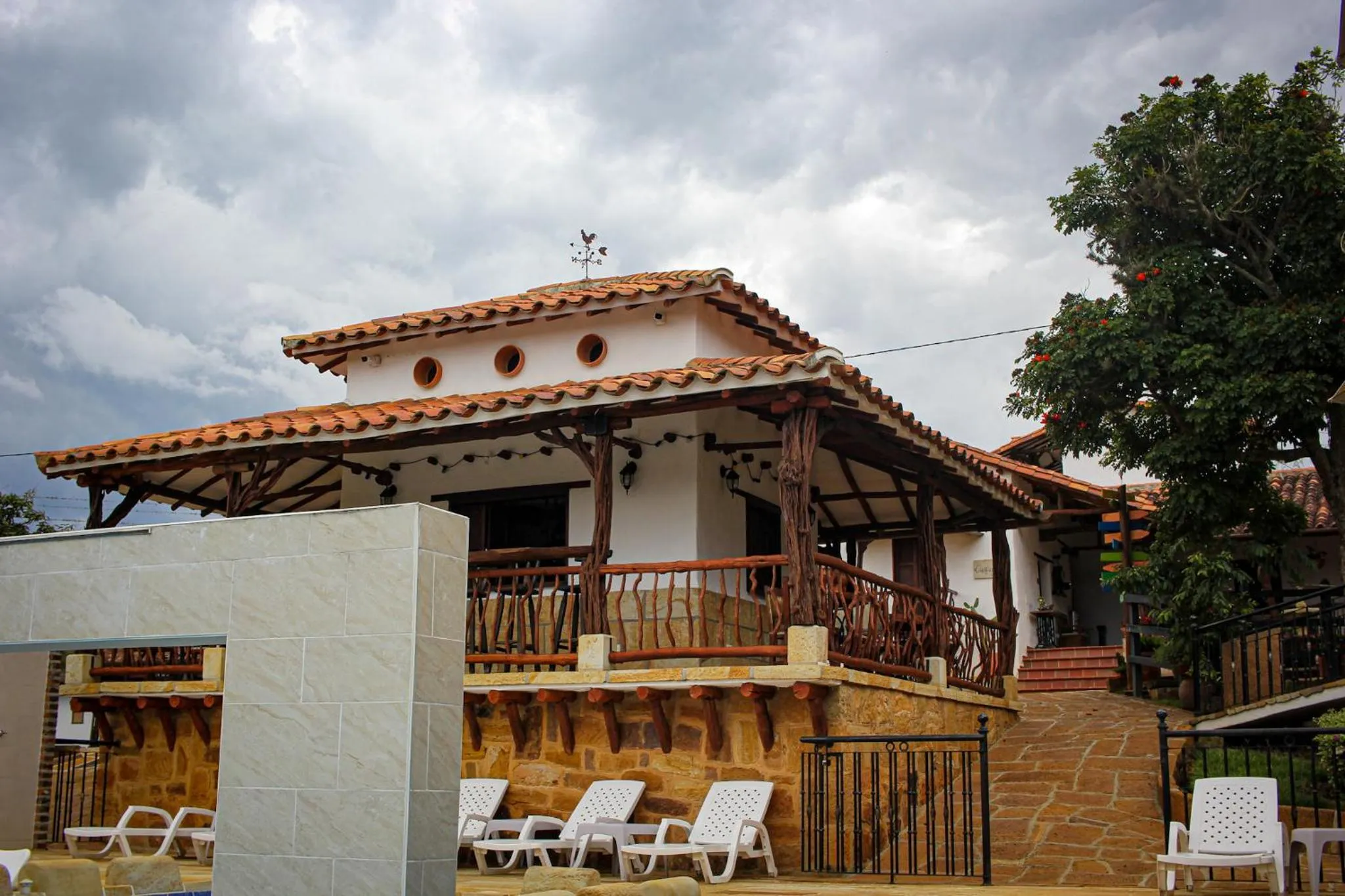 Property building in Hotel Campestre Ataraxia Barichara