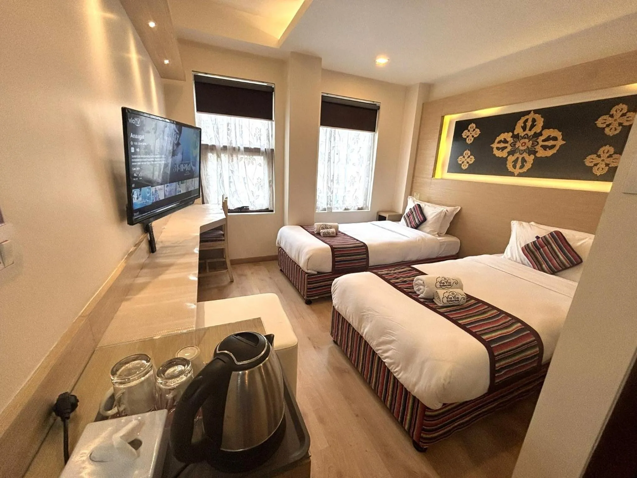 Bed in ViaVia Boutique Hotel - Kathmandu