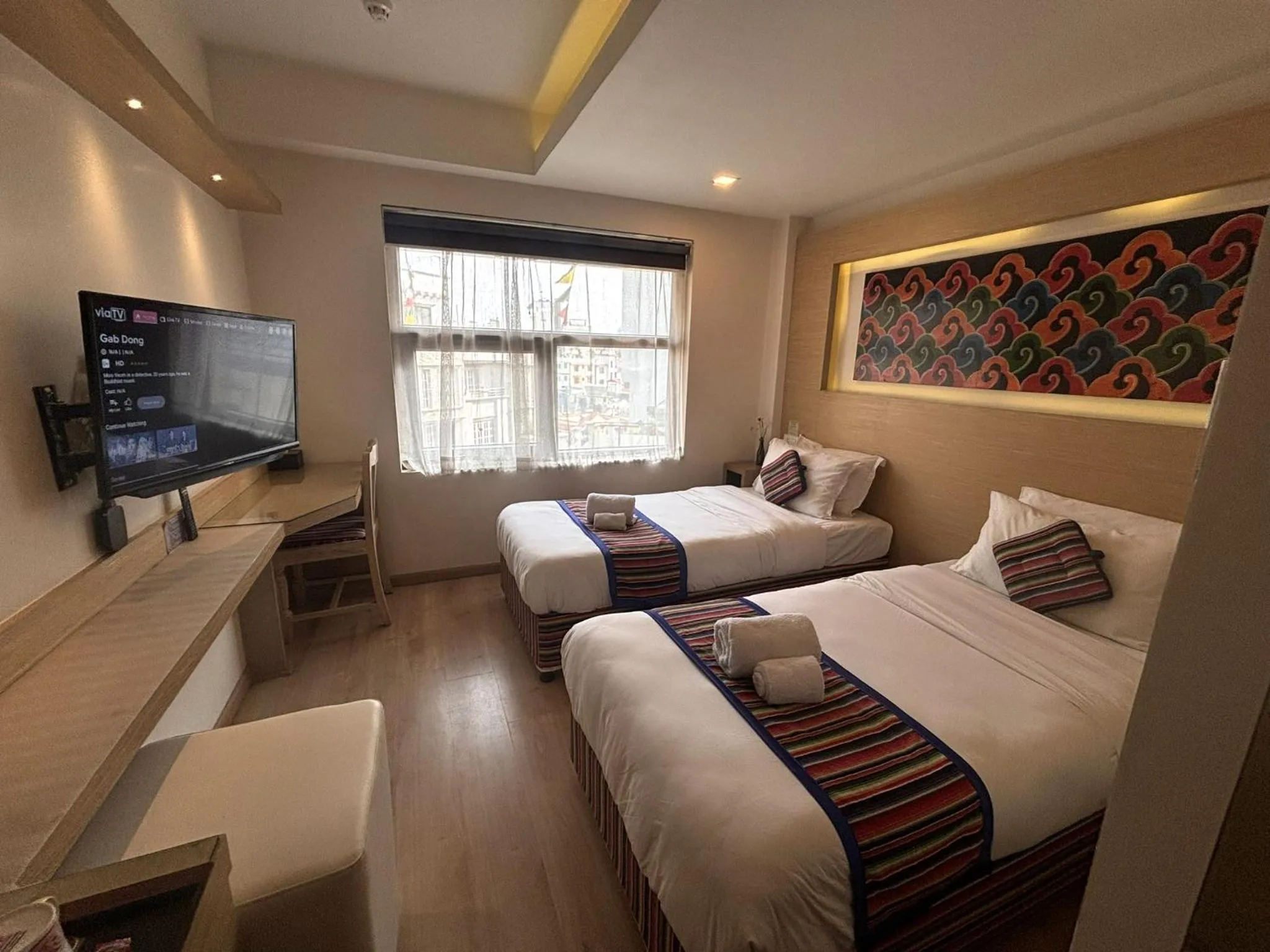 Photo of the whole room, Bed in ViaVia Boutique Hotel - Kathmandu