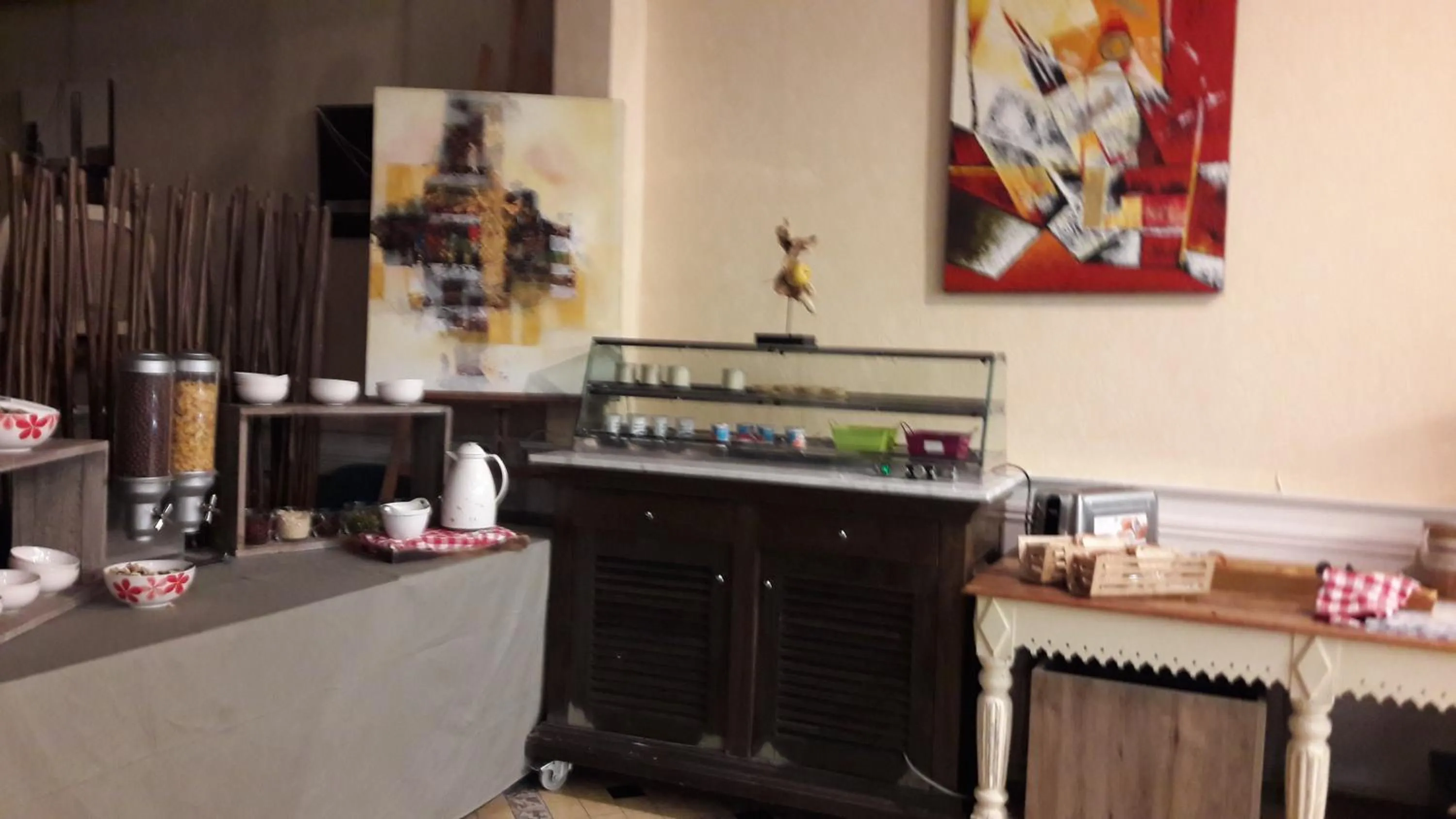 Buffet breakfast in Logis Hôtel Restaurant Chez Nous