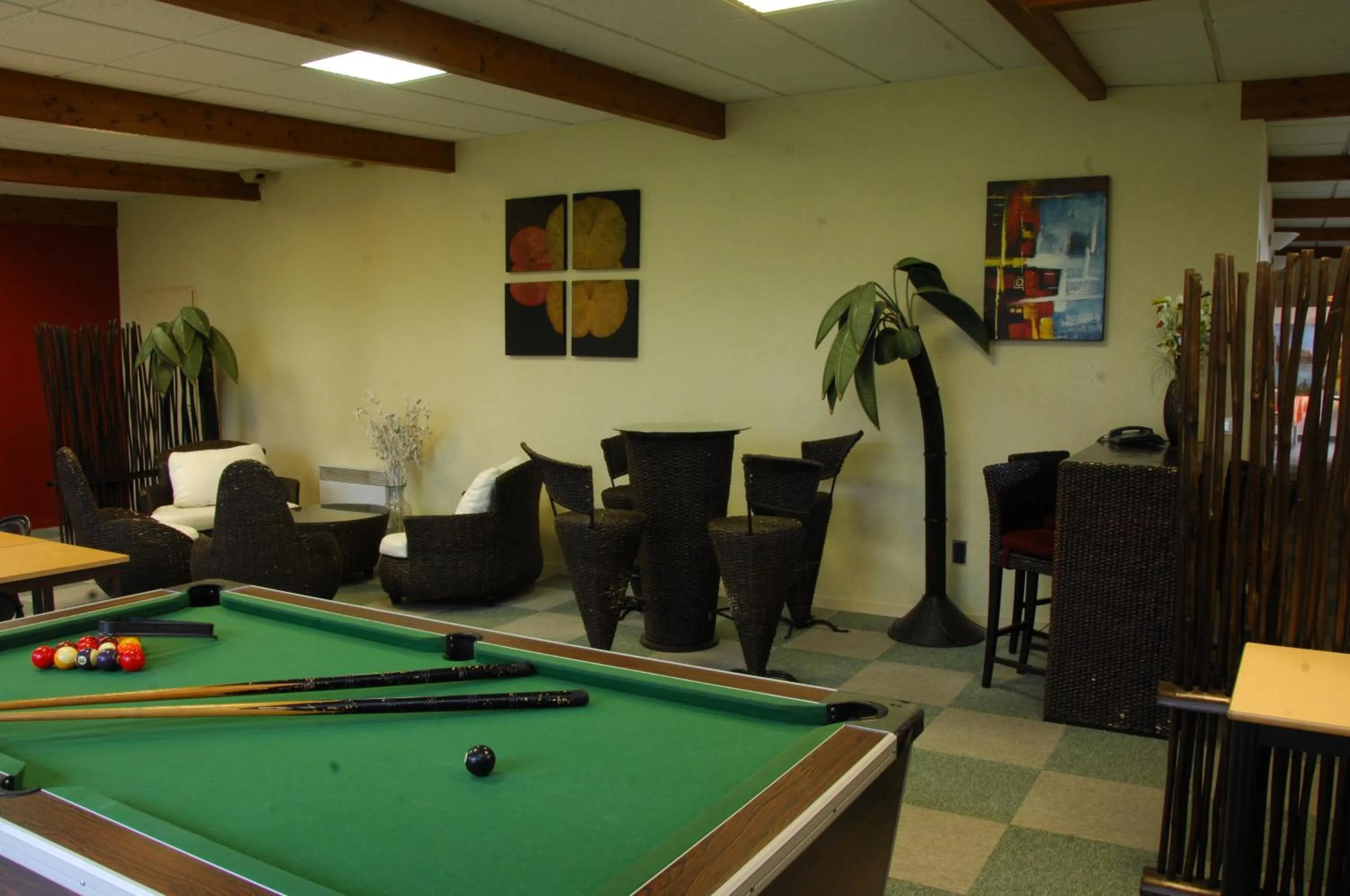 Game Room in Logis Hôtel Restaurant Chez Nous