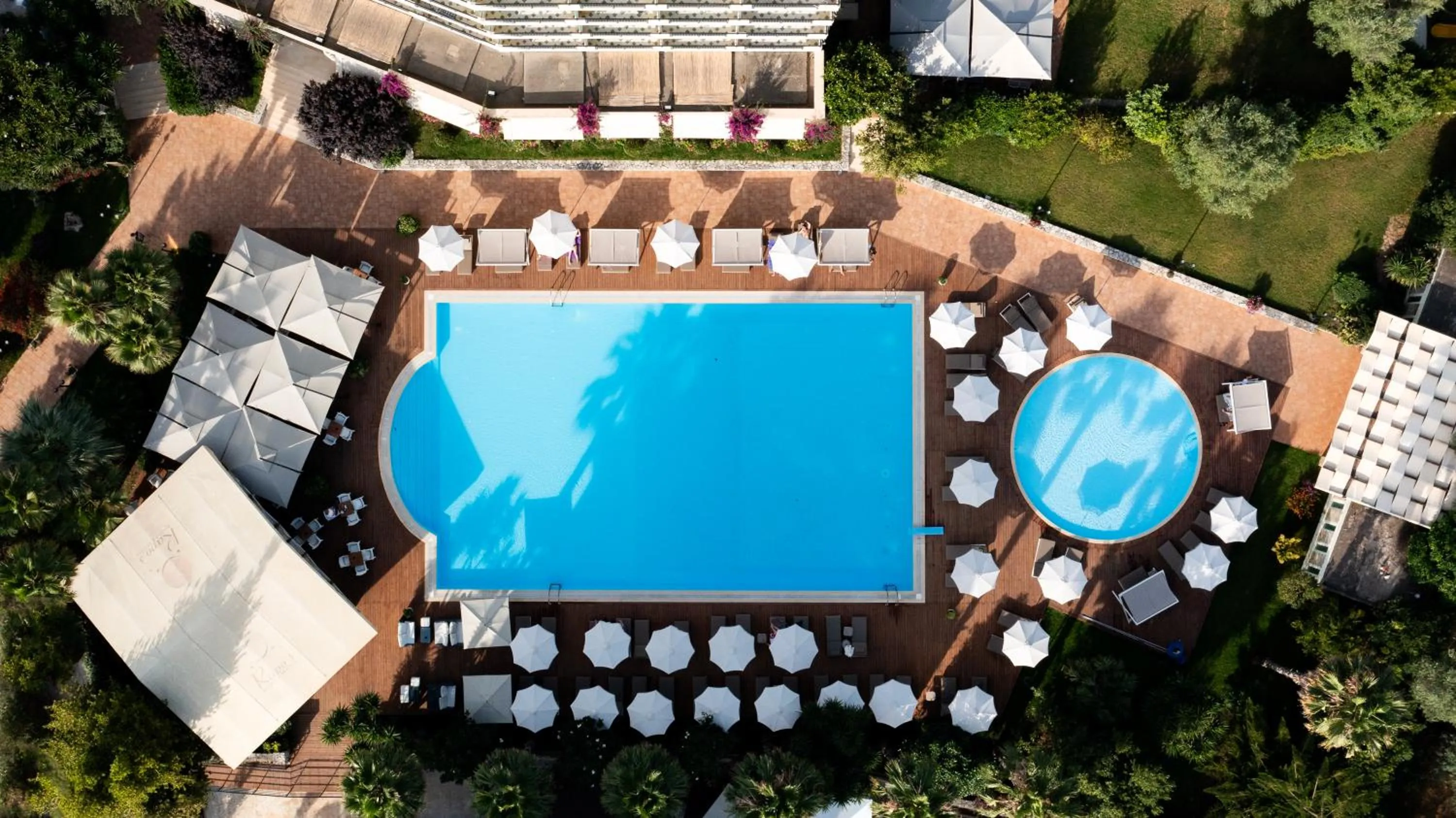 Pool view in Rapo's Resort Hotel