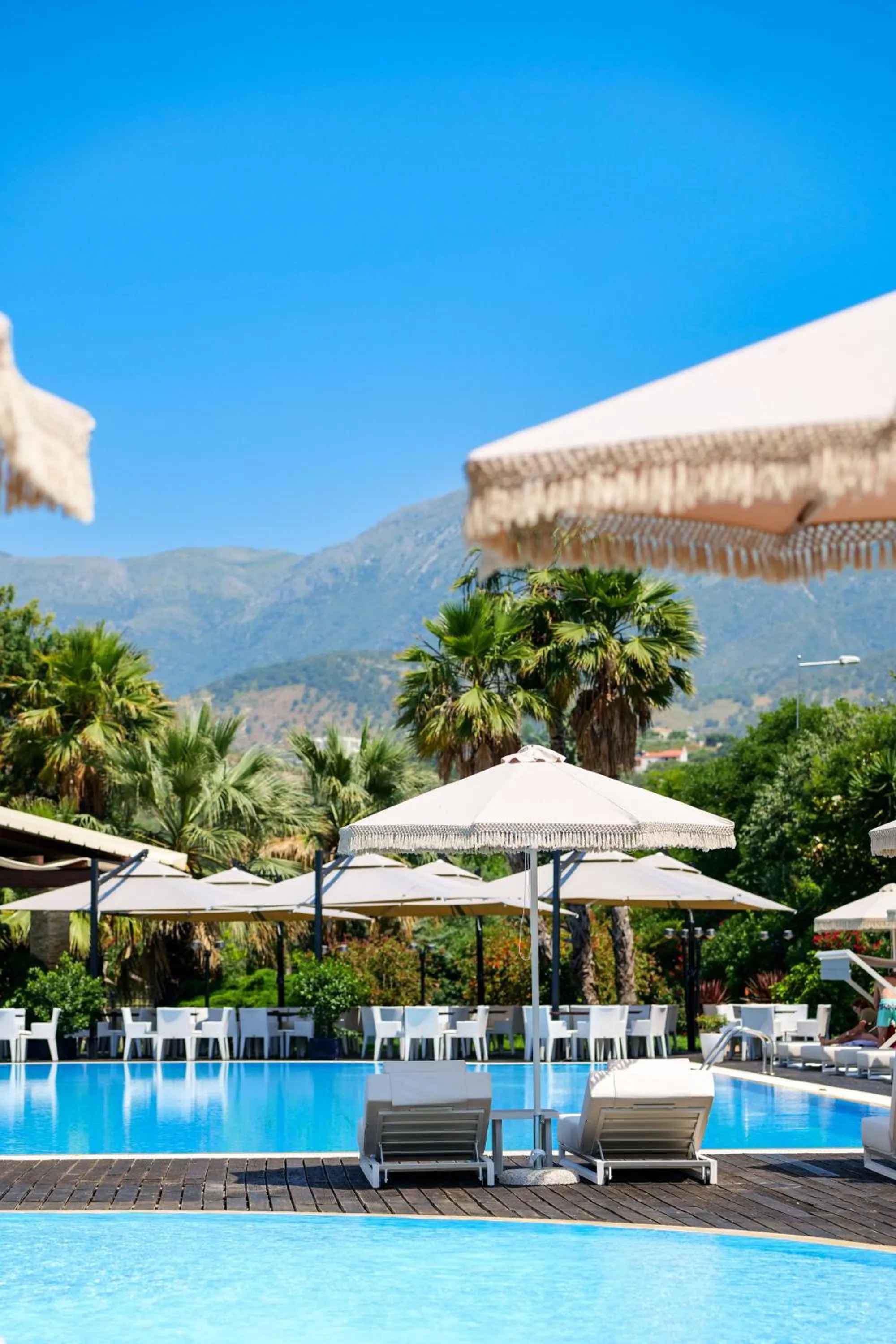 Pool view in Rapo's Resort Hotel