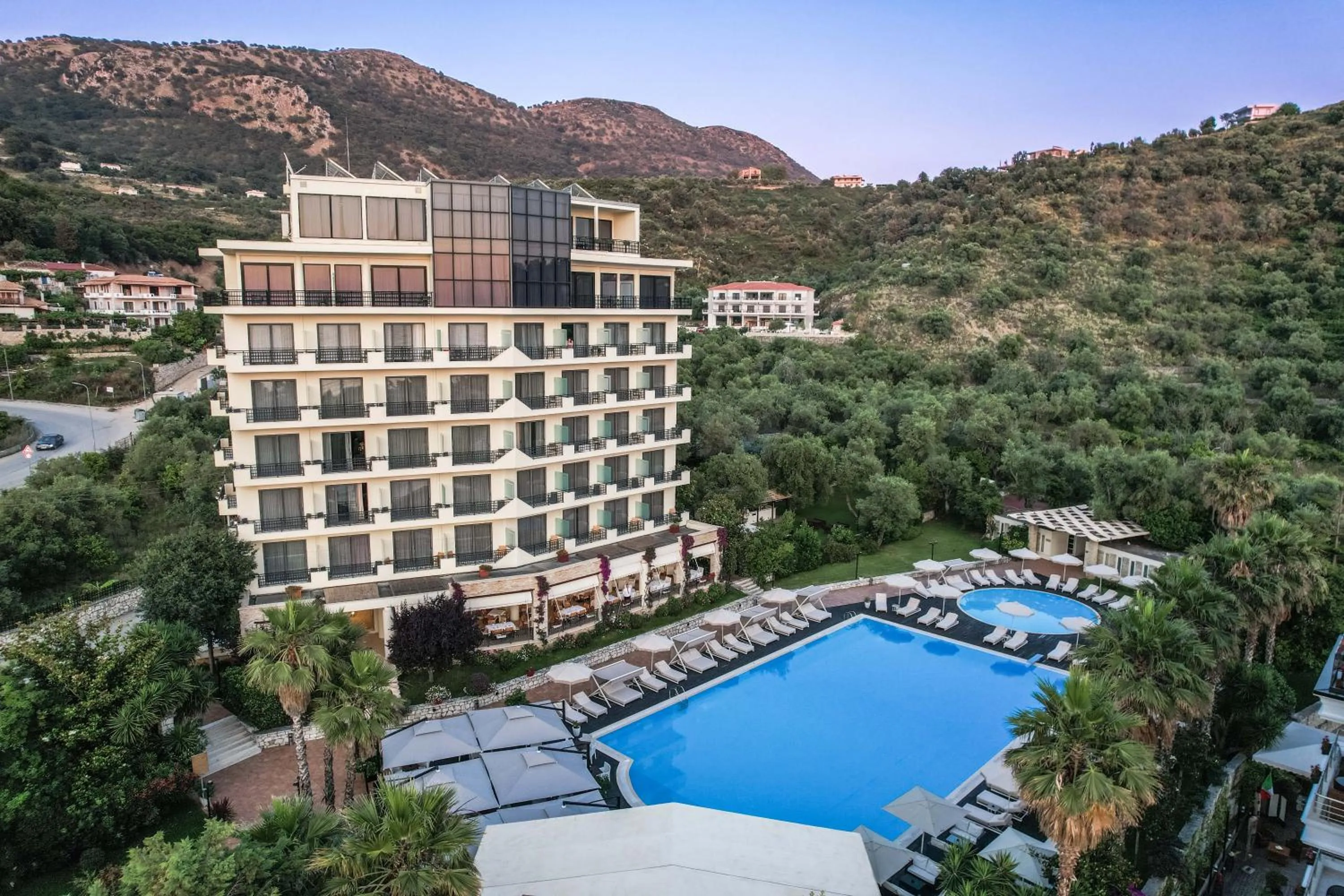 Property building in Rapo's Resort Hotel