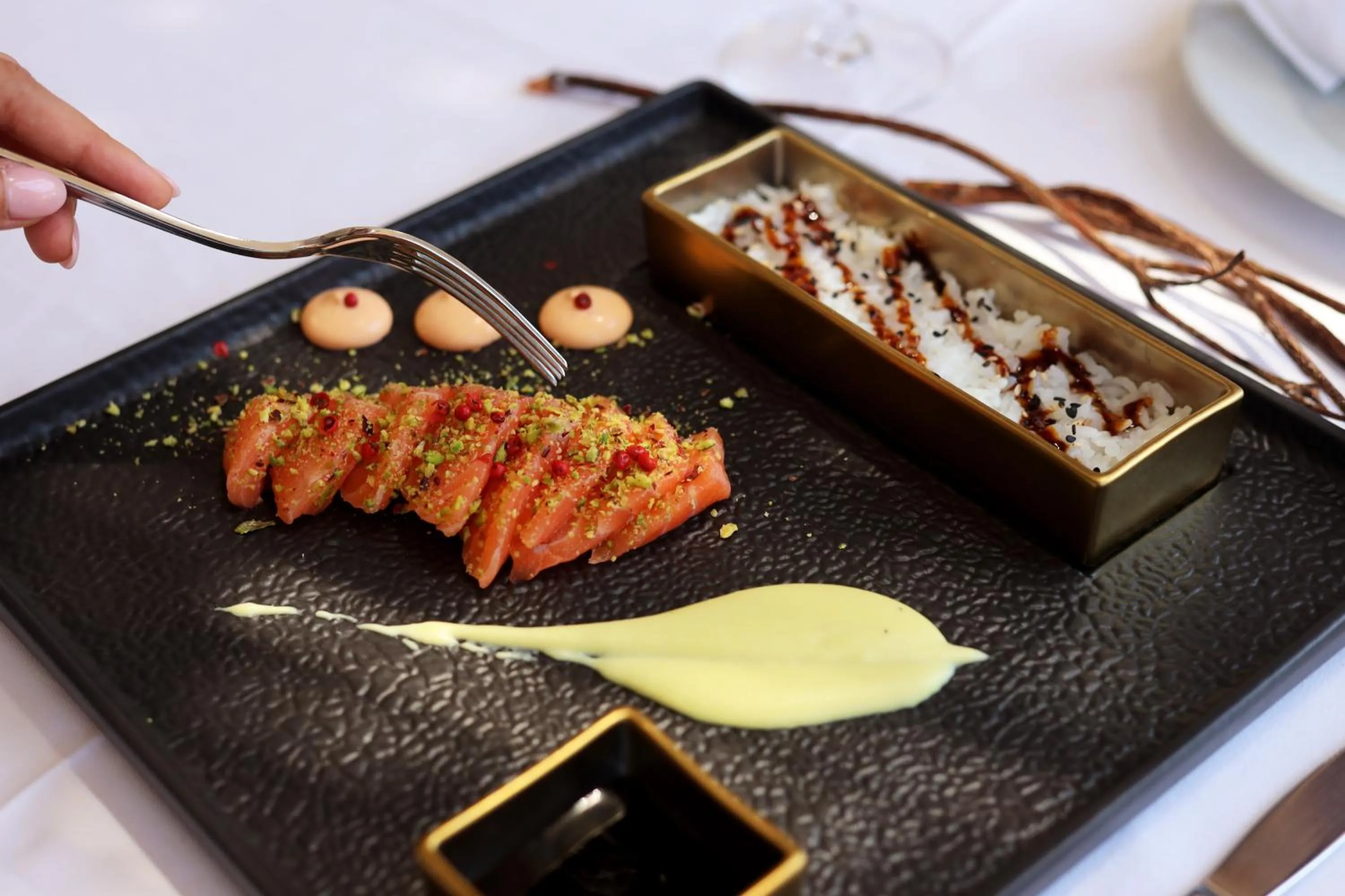 Food in Rapo's Resort Hotel