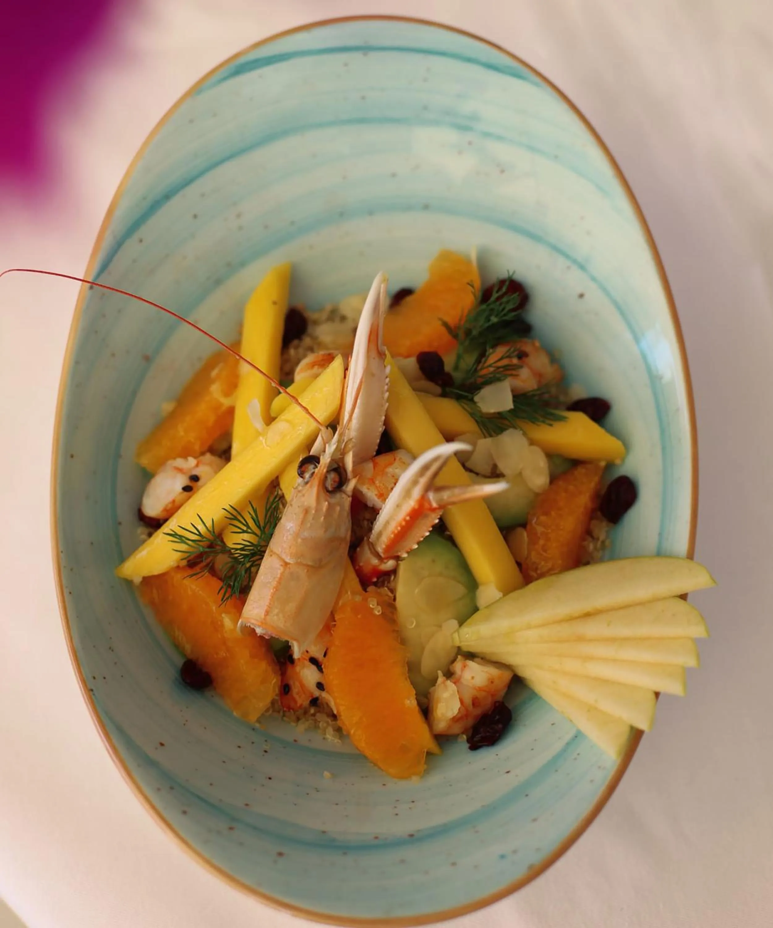 Food in Rapo's Resort Hotel