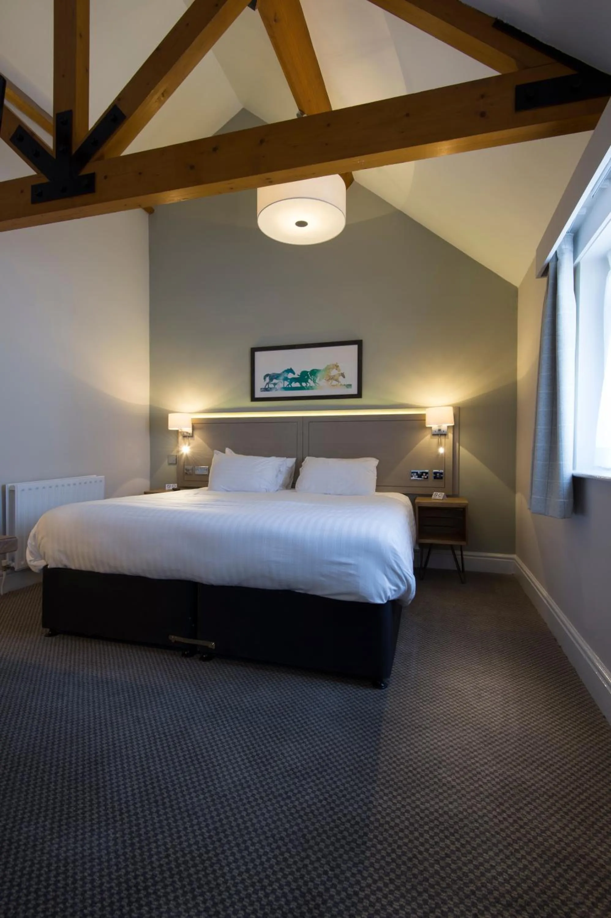 Bedroom, Bed in Green Dragon, Welton by Marston's Inns