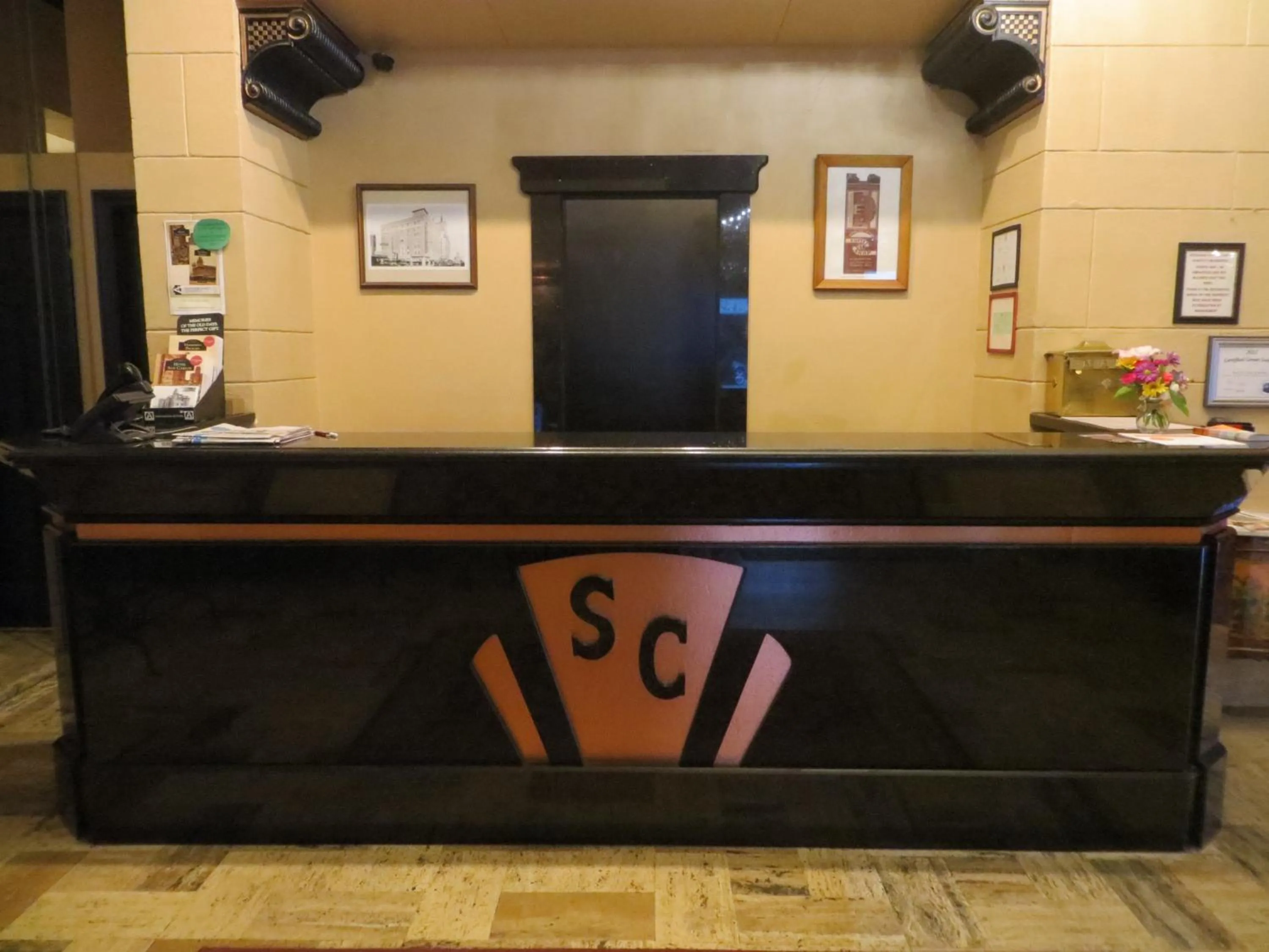 Lobby or reception in Hotel San Carlos