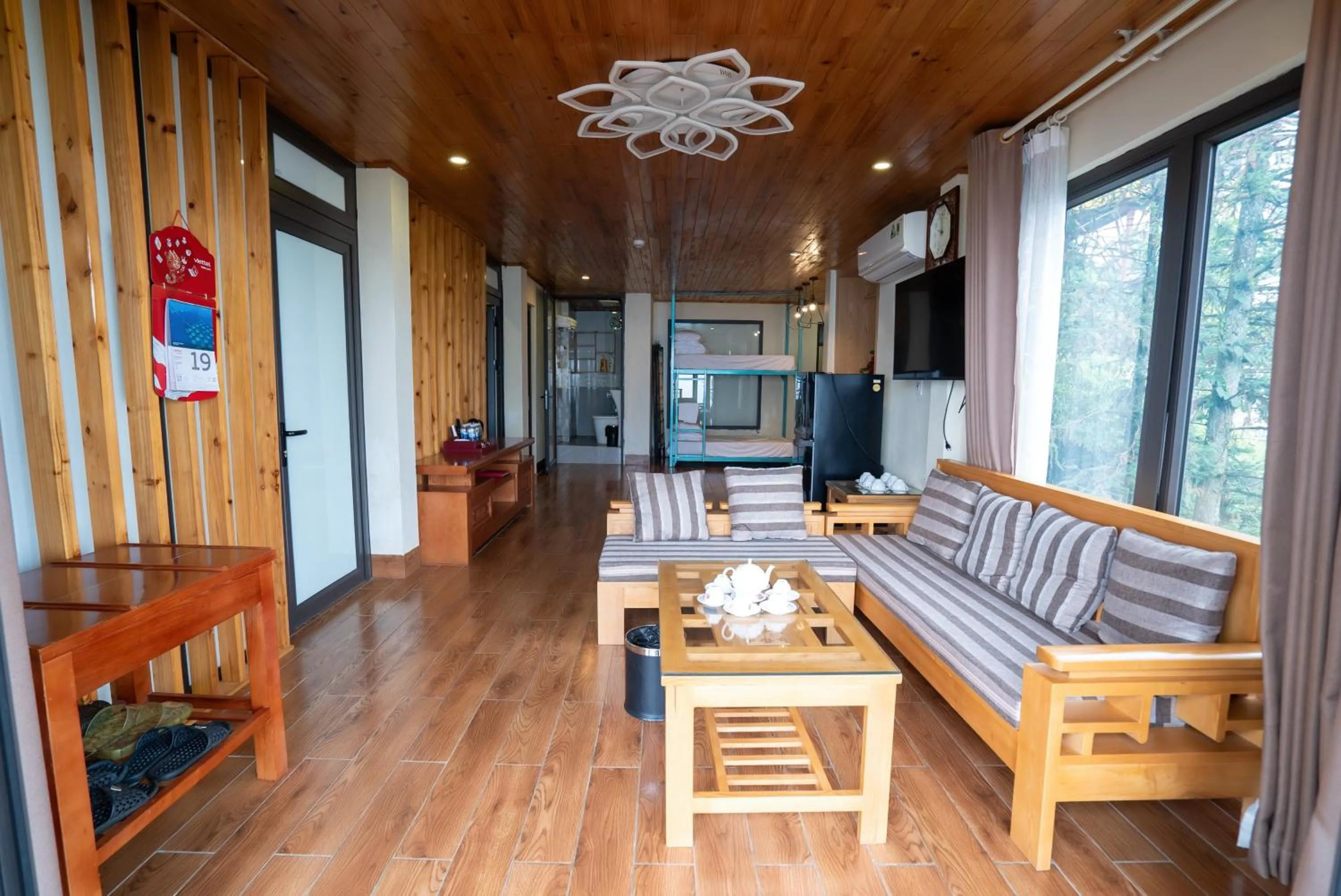 Living room in SaPa Retreat Condotel