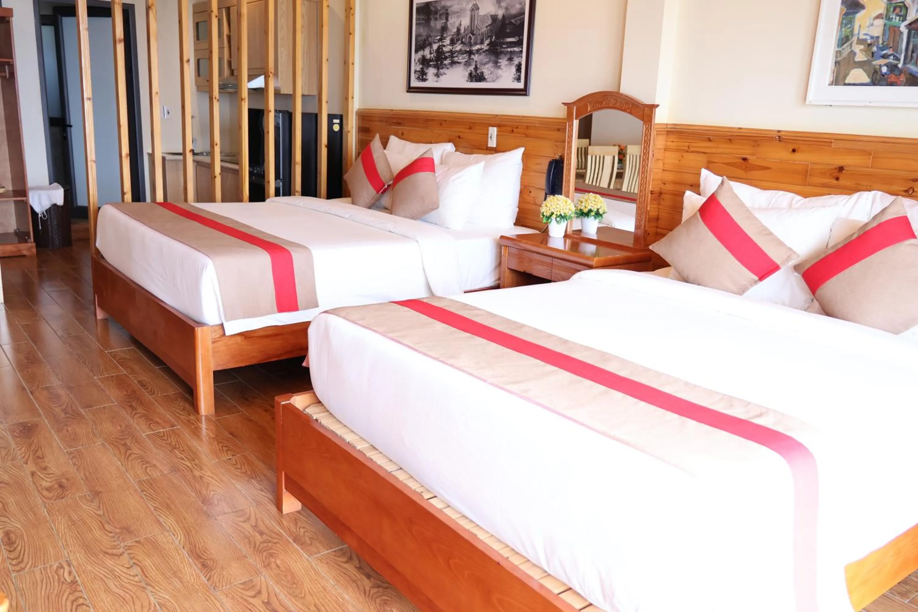 Bed in SaPa Retreat Condotel