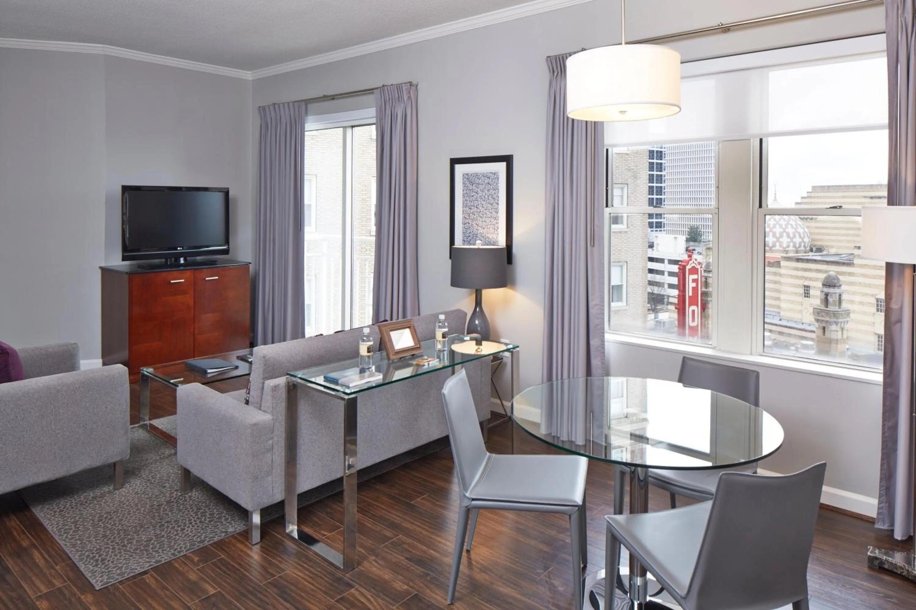 Living room in The Georgian Terrace