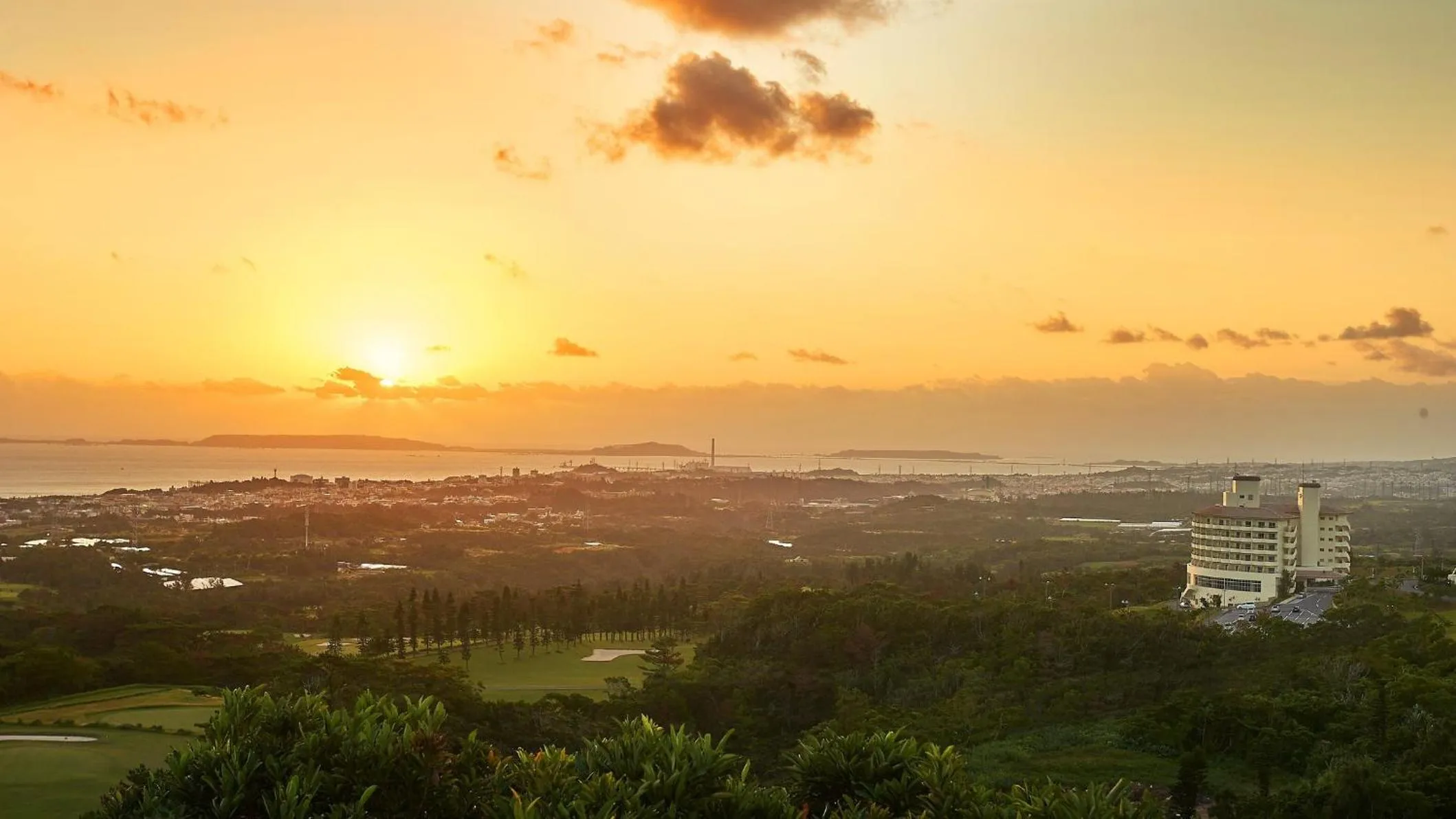 Property building in ANA Crowne Plaza Resort Okinawa Uruma Hills By IHG