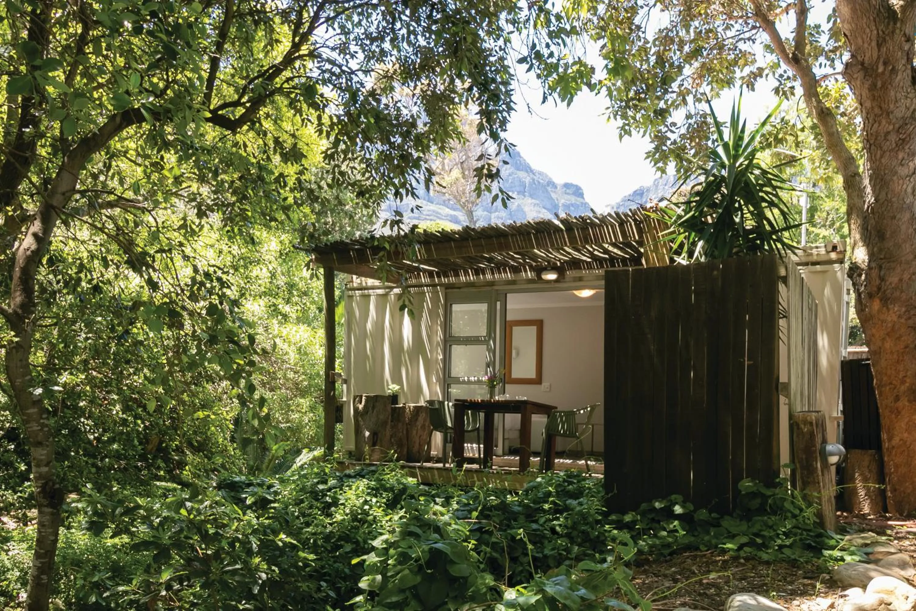 Natural landscape in Camps Bay Forest Pods