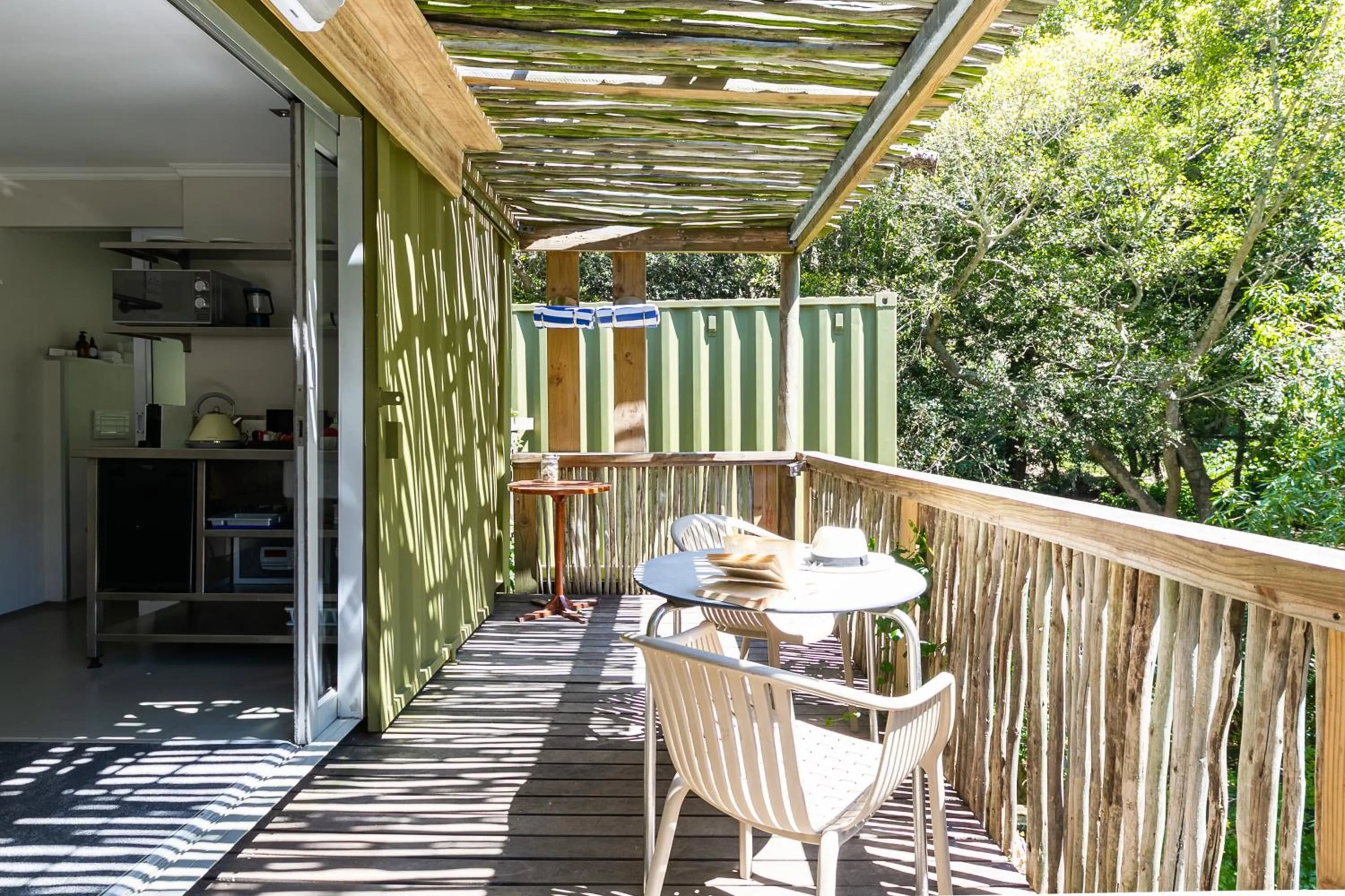 Patio in Camps Bay Forest Pods