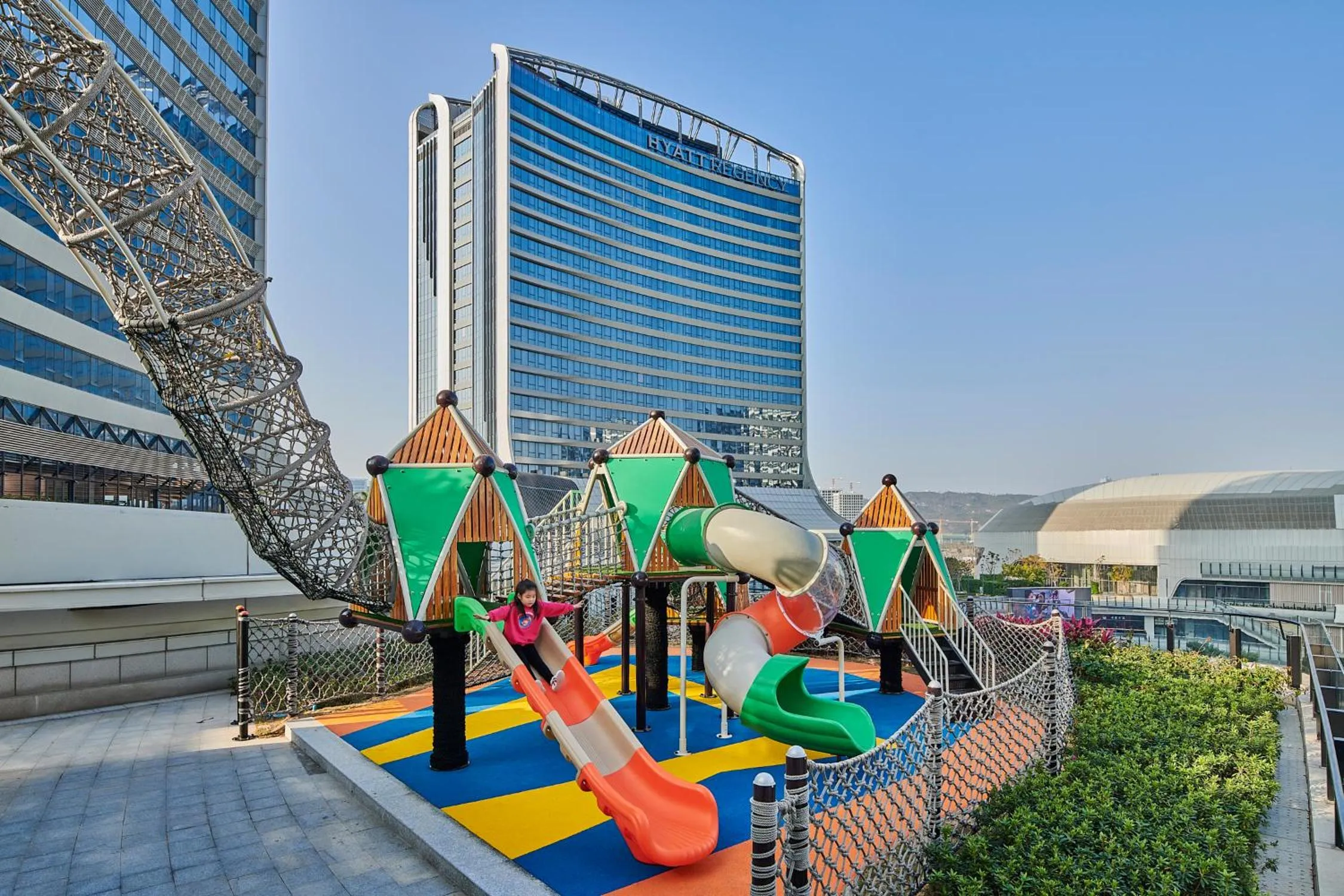 Children play ground in Hyatt Regency Hengqin