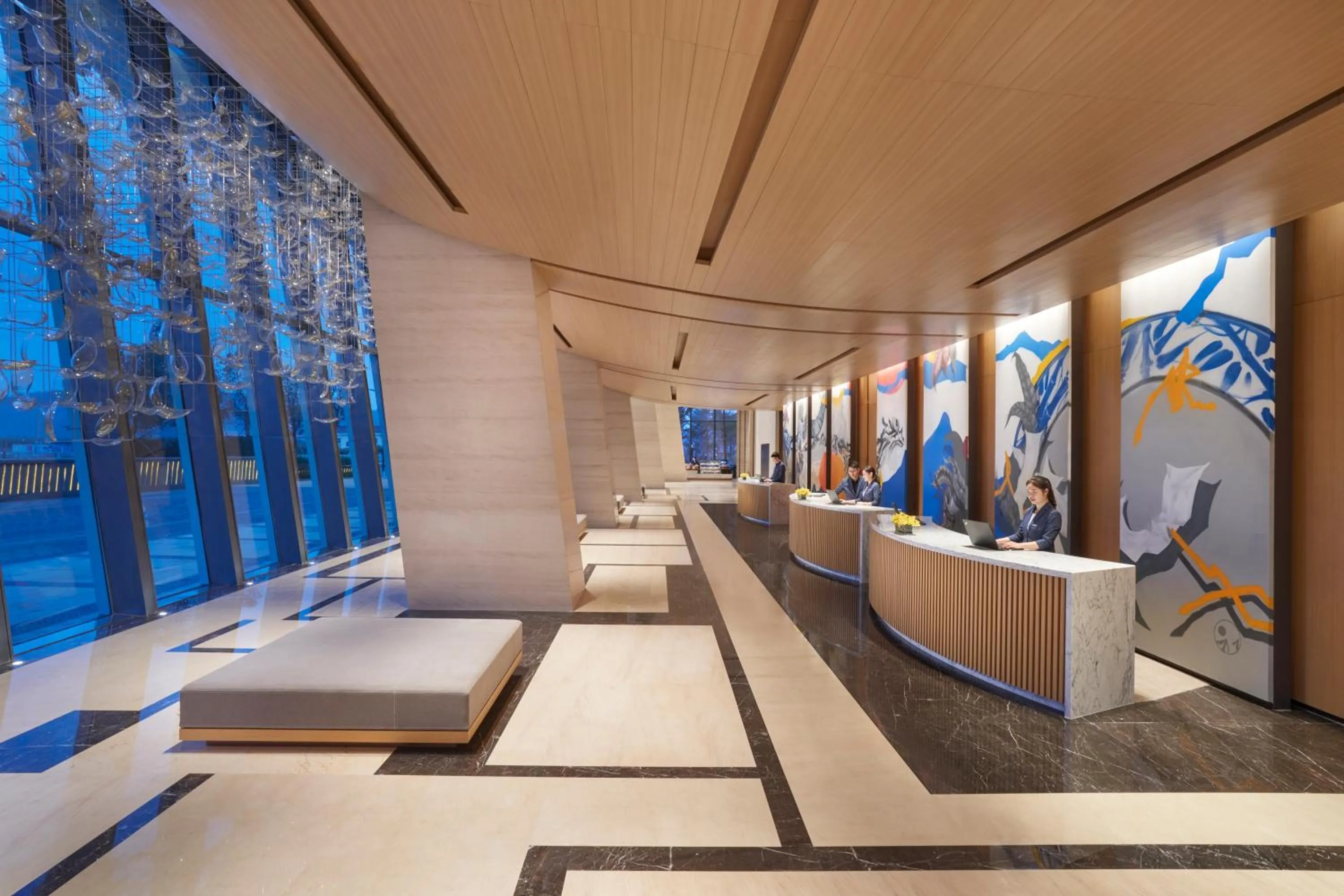 Lobby or reception in Hyatt Regency Hengqin