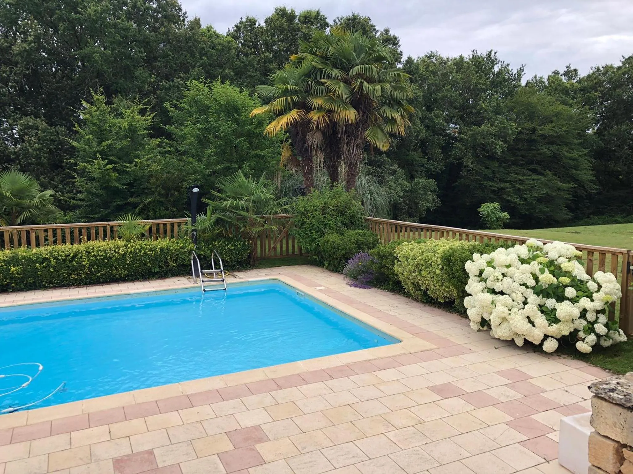 Swimming pool in Le domaine Aubazen