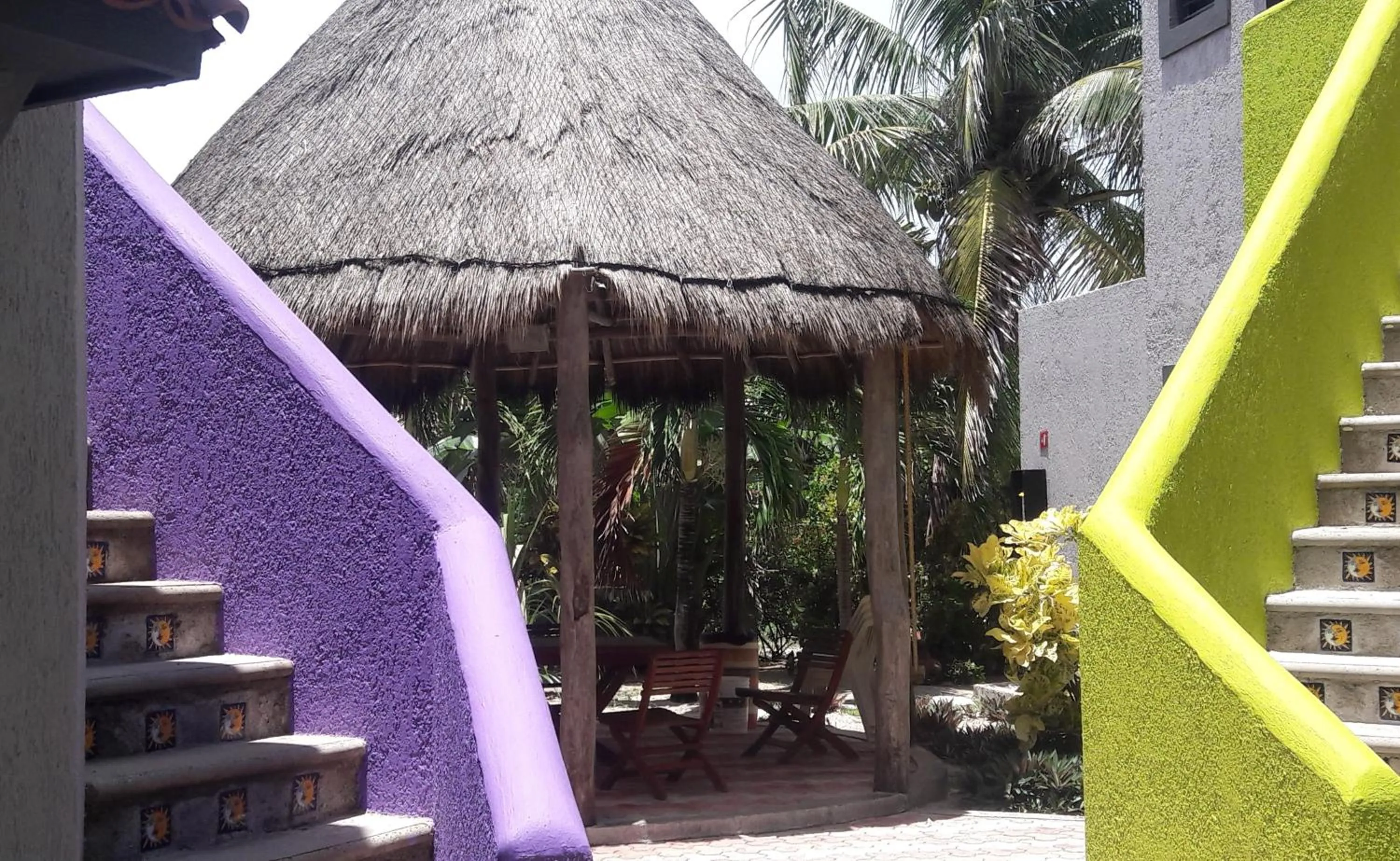 Patio in Margarita del Sol Hotel Costa Maya