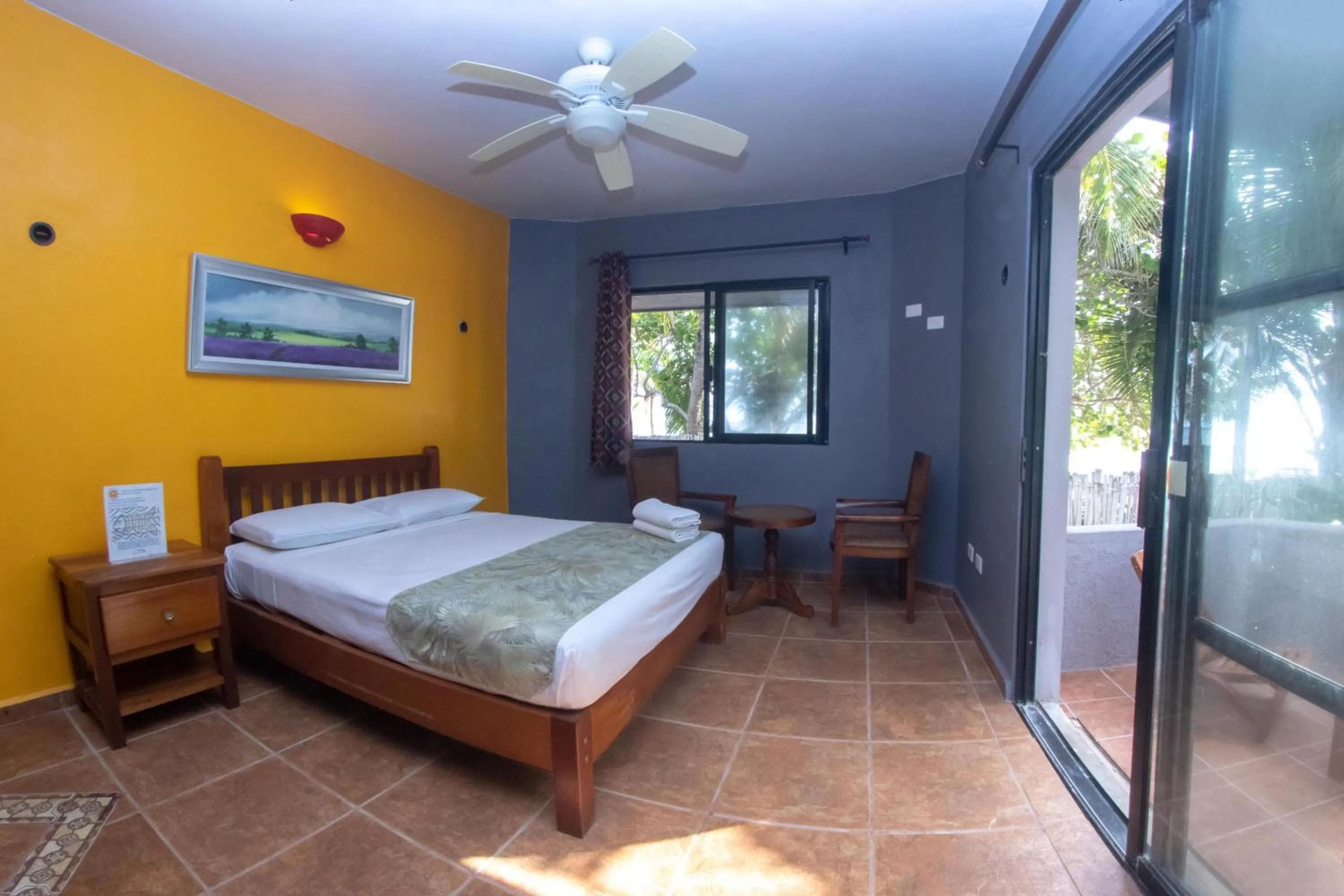 Balcony/Terrace, Bed in Margarita del Sol Hotel Costa Maya