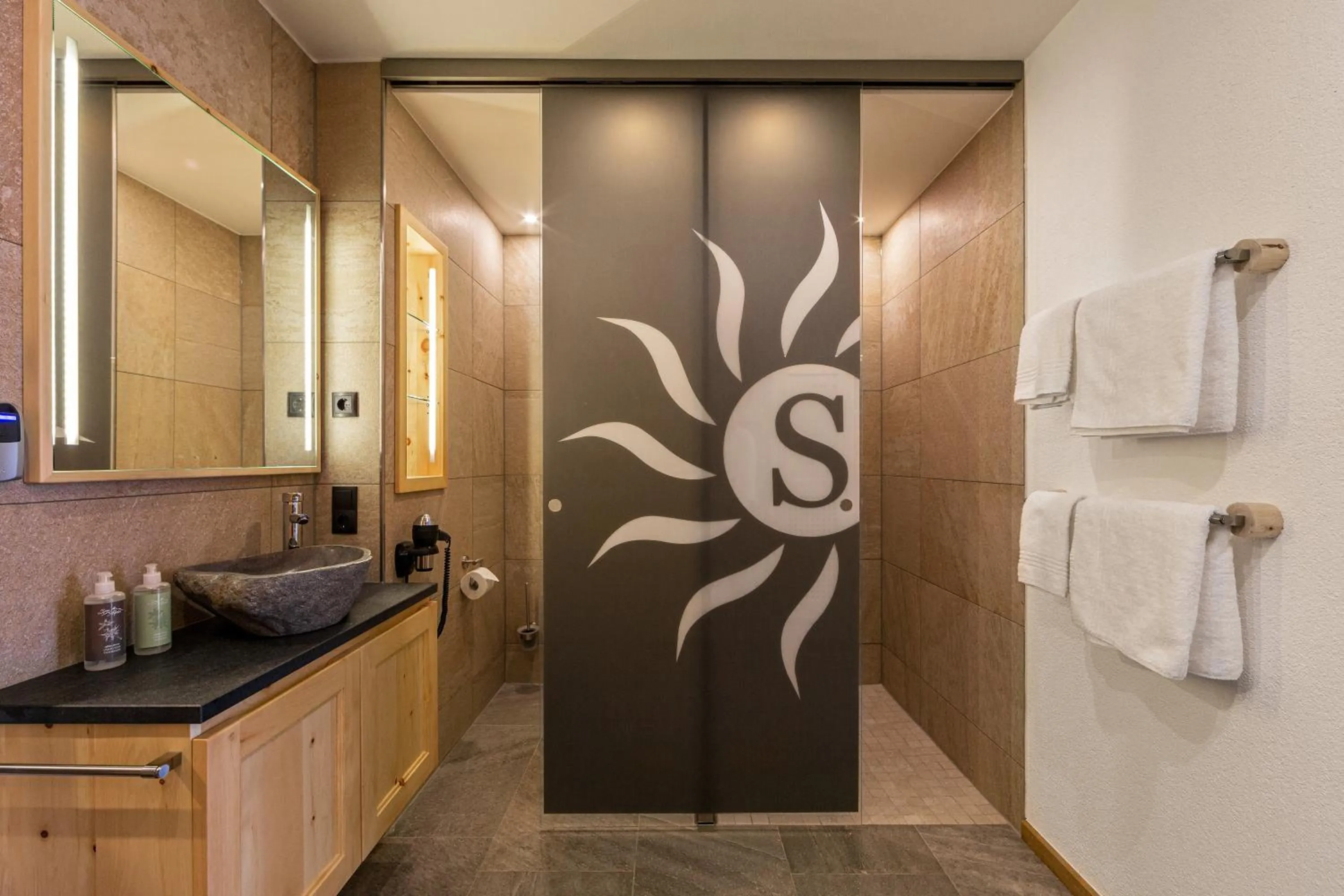 Bathroom in Gästehaus Sonnenwirth