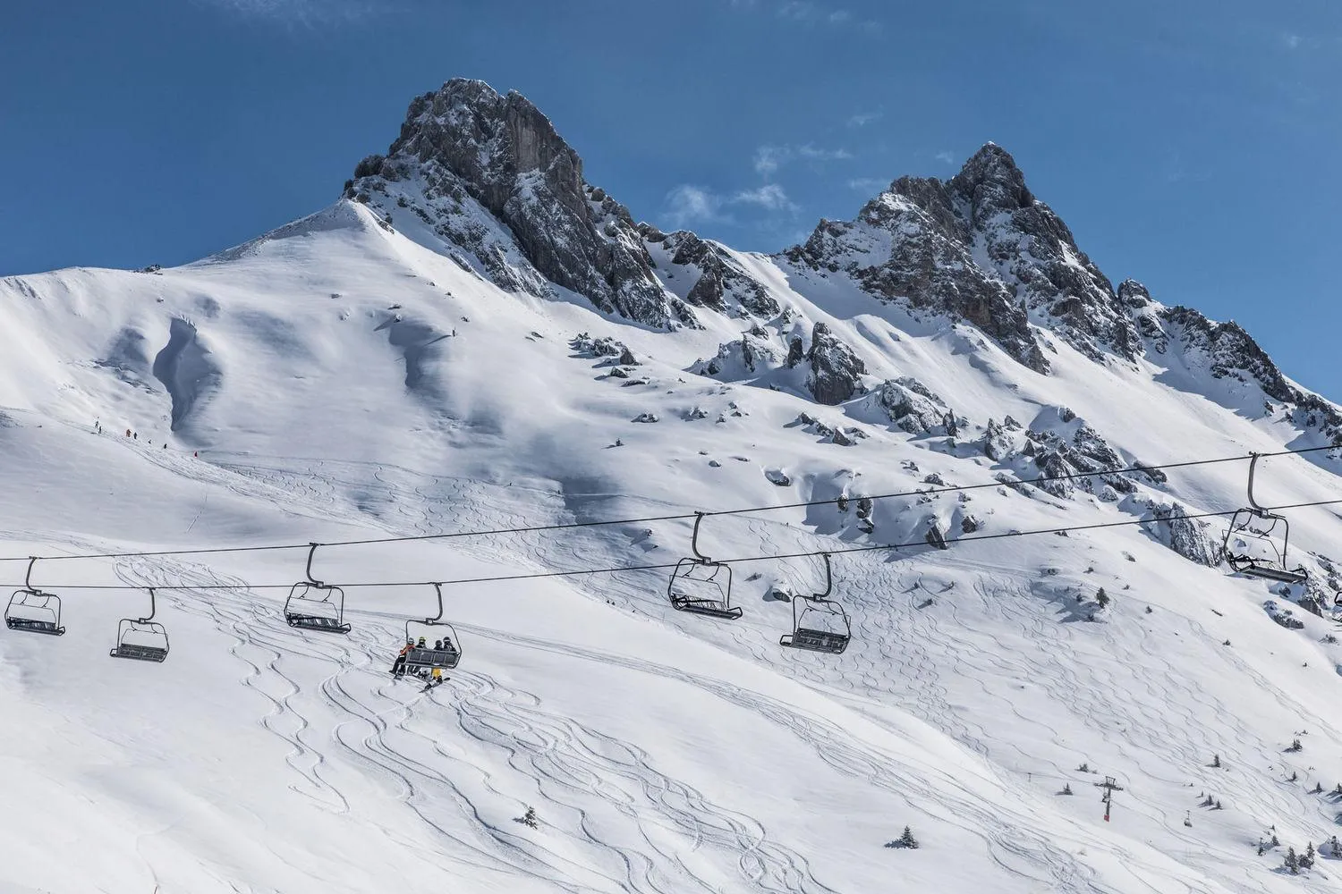 Natural landscape in Warth52-W52 Apartments