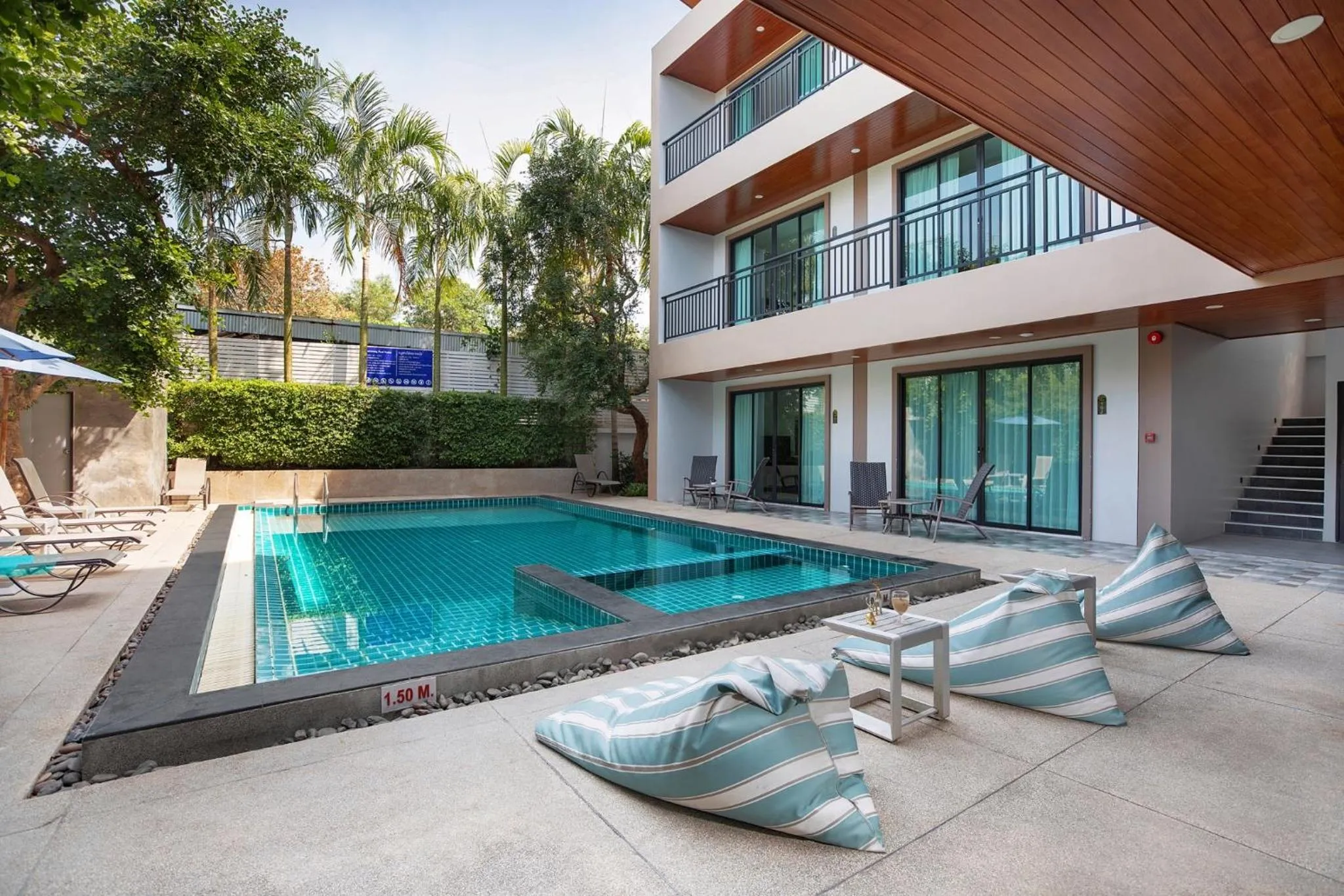 Swimming pool in The Bell Airport Phuket Hotel - SHA Extra Plus