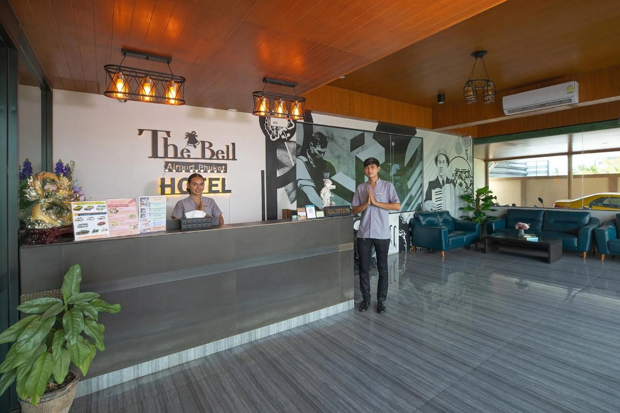 Lobby or reception in The Bell Airport Phuket Hotel - SHA Extra Plus