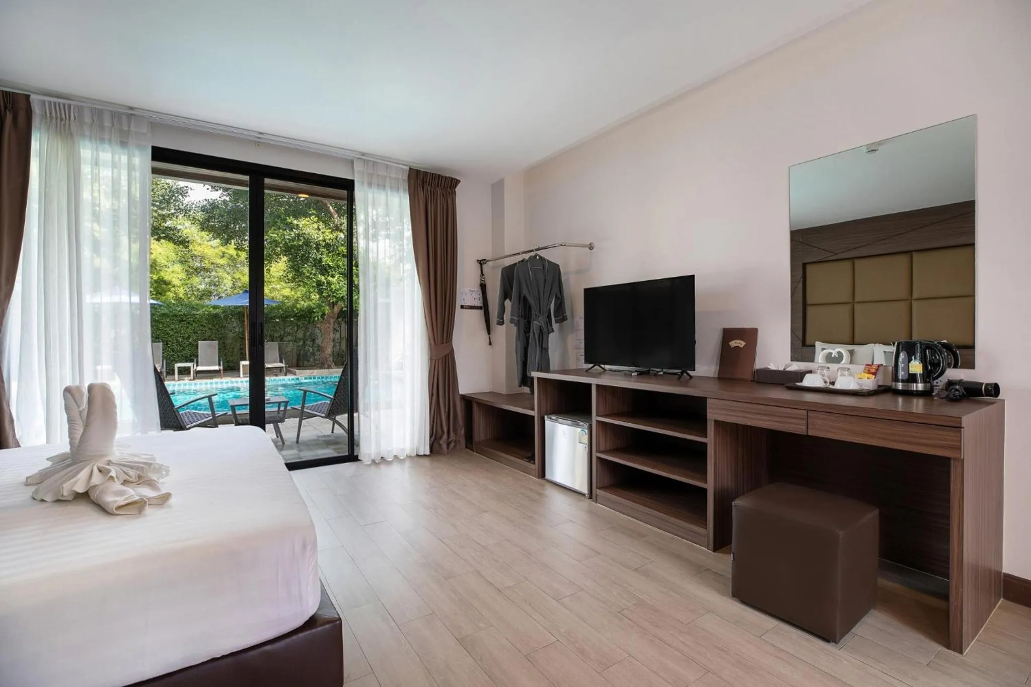 Bed in The Bell Airport Phuket Hotel - SHA Extra Plus