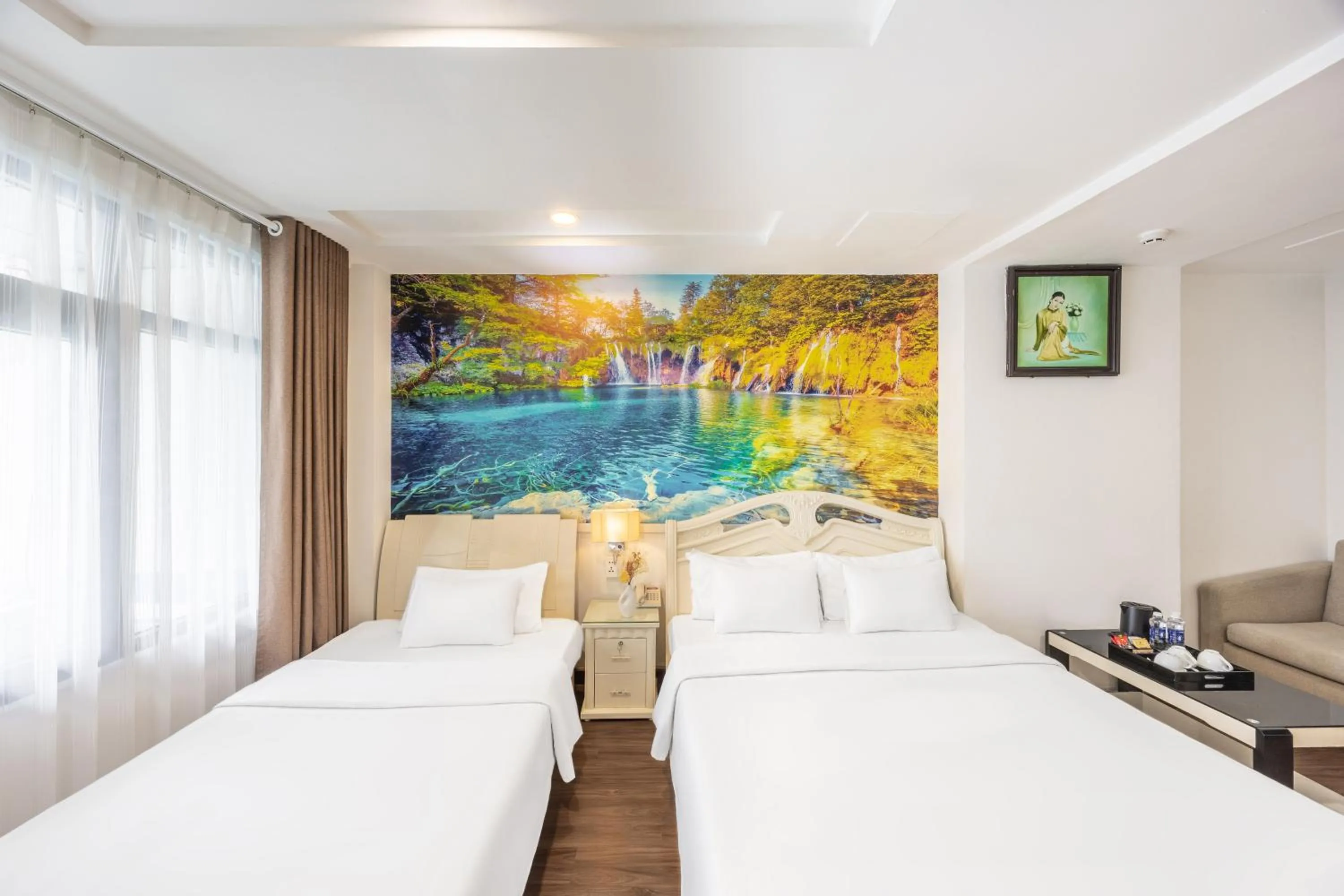 Bed in A25 Hotel - 22 Nguyễn Cư Trinh